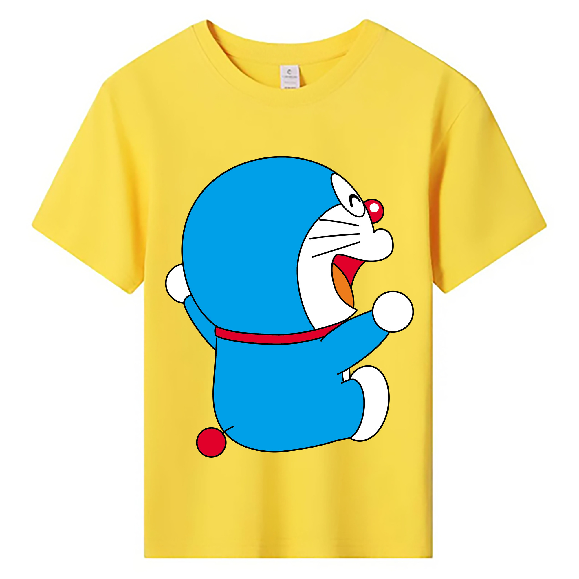 （画像用） ドラえもん Doraemon 綿100％キッズTシャツ（フロントプリント）