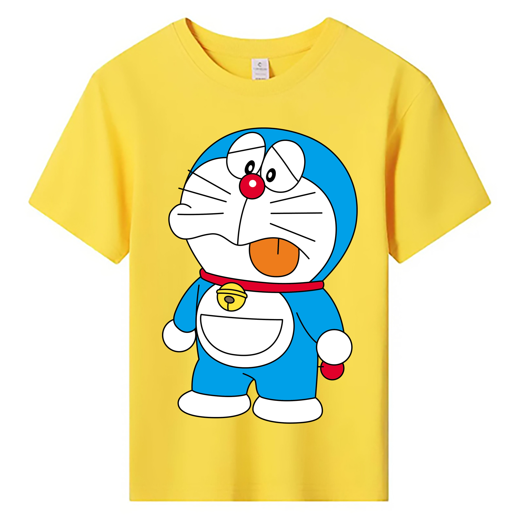 （画像用） ドラえもん Doraemon 綿100％キッズTシャツ（フロントプリント）