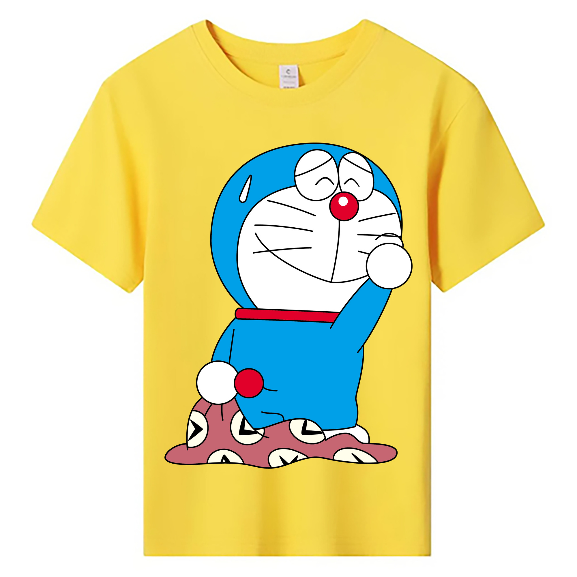 （画像用） ドラえもん Doraemon 綿100％キッズTシャツ（フロントプリント）
