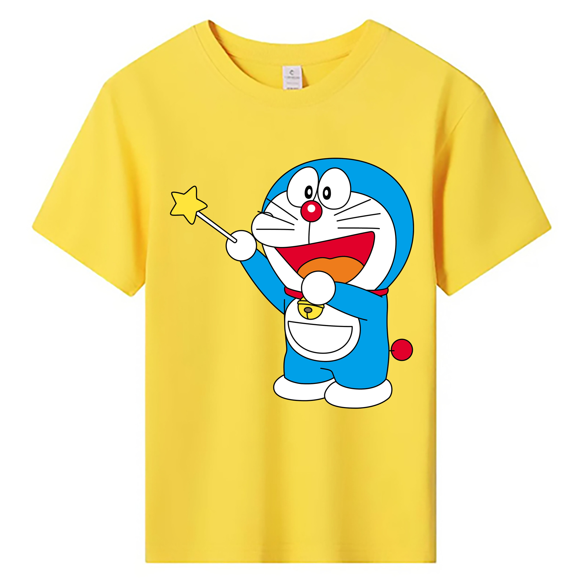 （画像用） ドラえもん Doraemon 綿100％キッズTシャツ（フロントプリント）