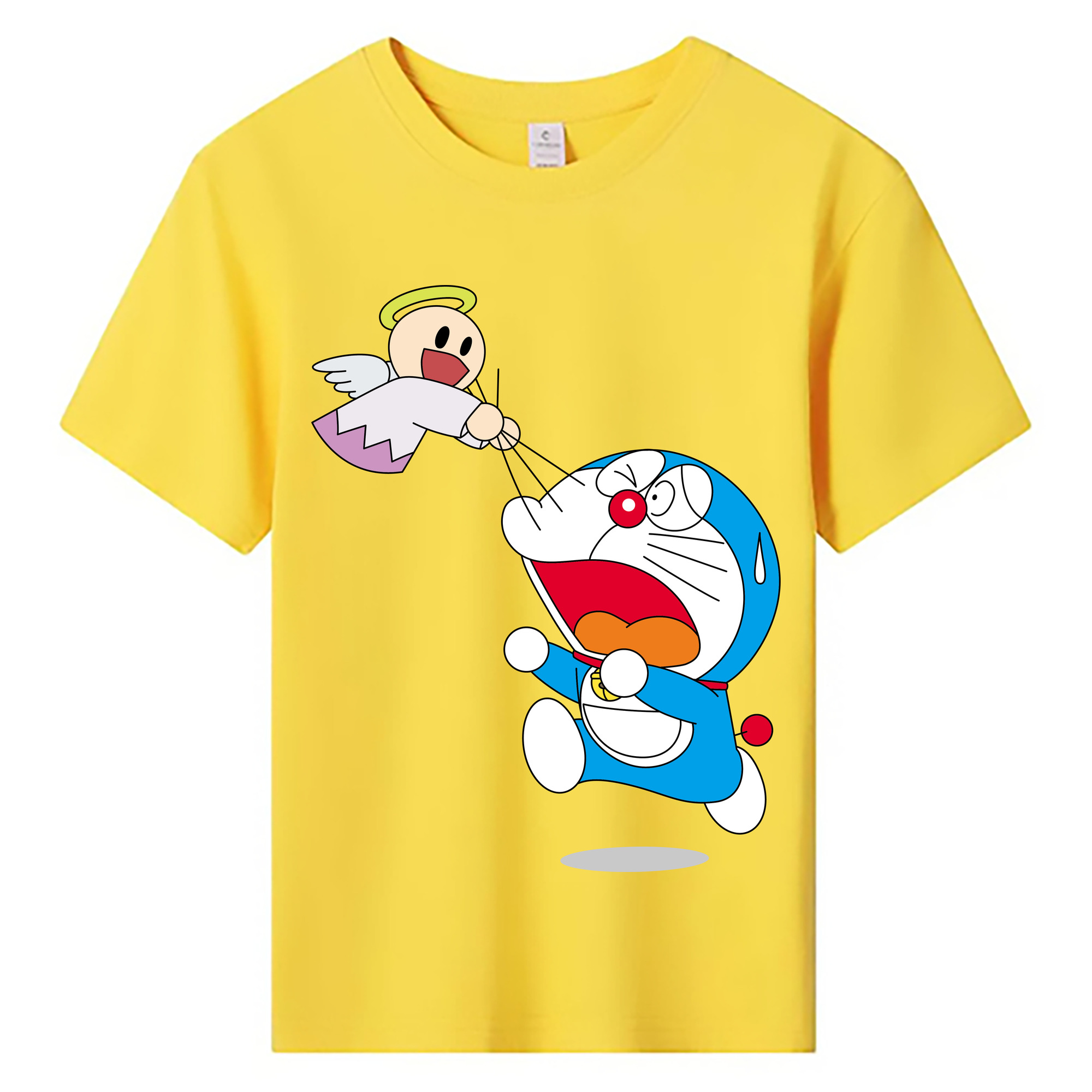 （画像用） ドラえもん Doraemon 綿100％キッズTシャツ（フロントプリント）