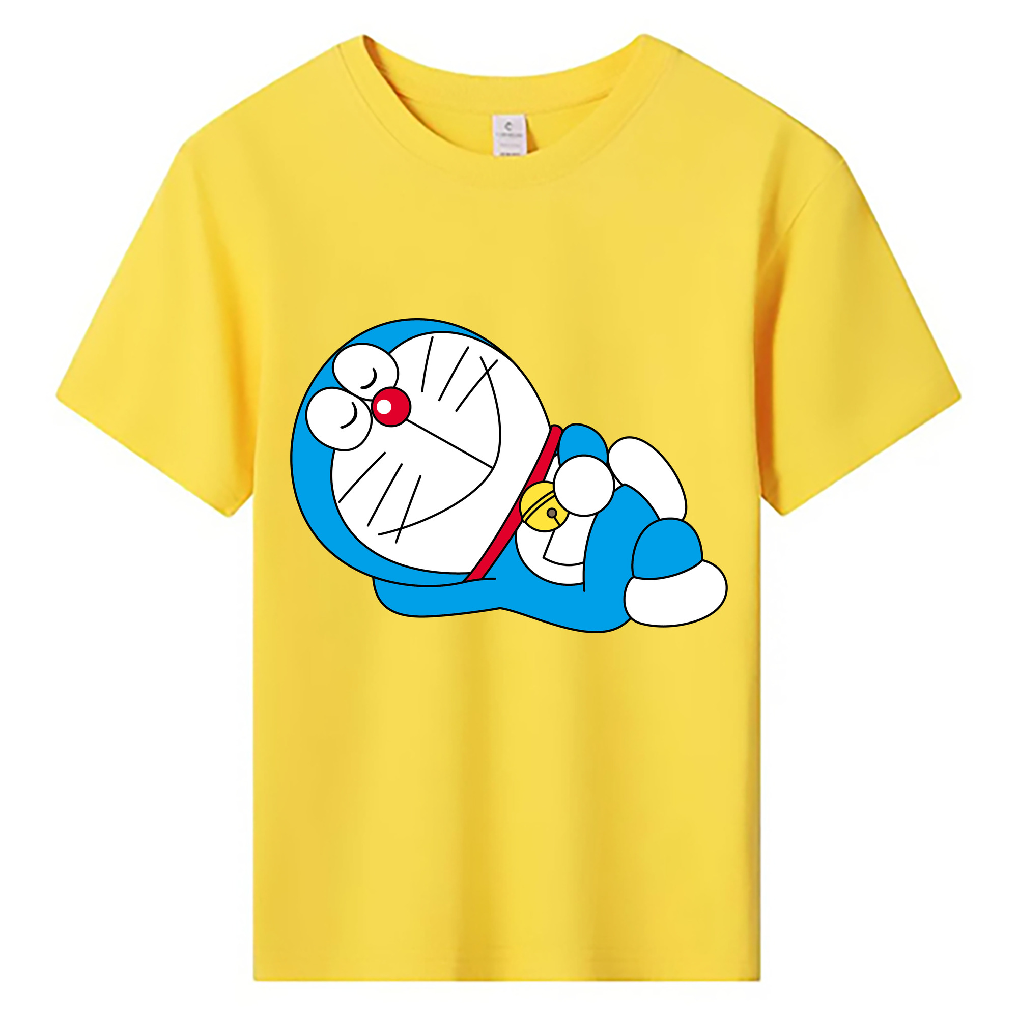 （画像用） ドラえもん Doraemon 綿100％キッズTシャツ（フロントプリント）