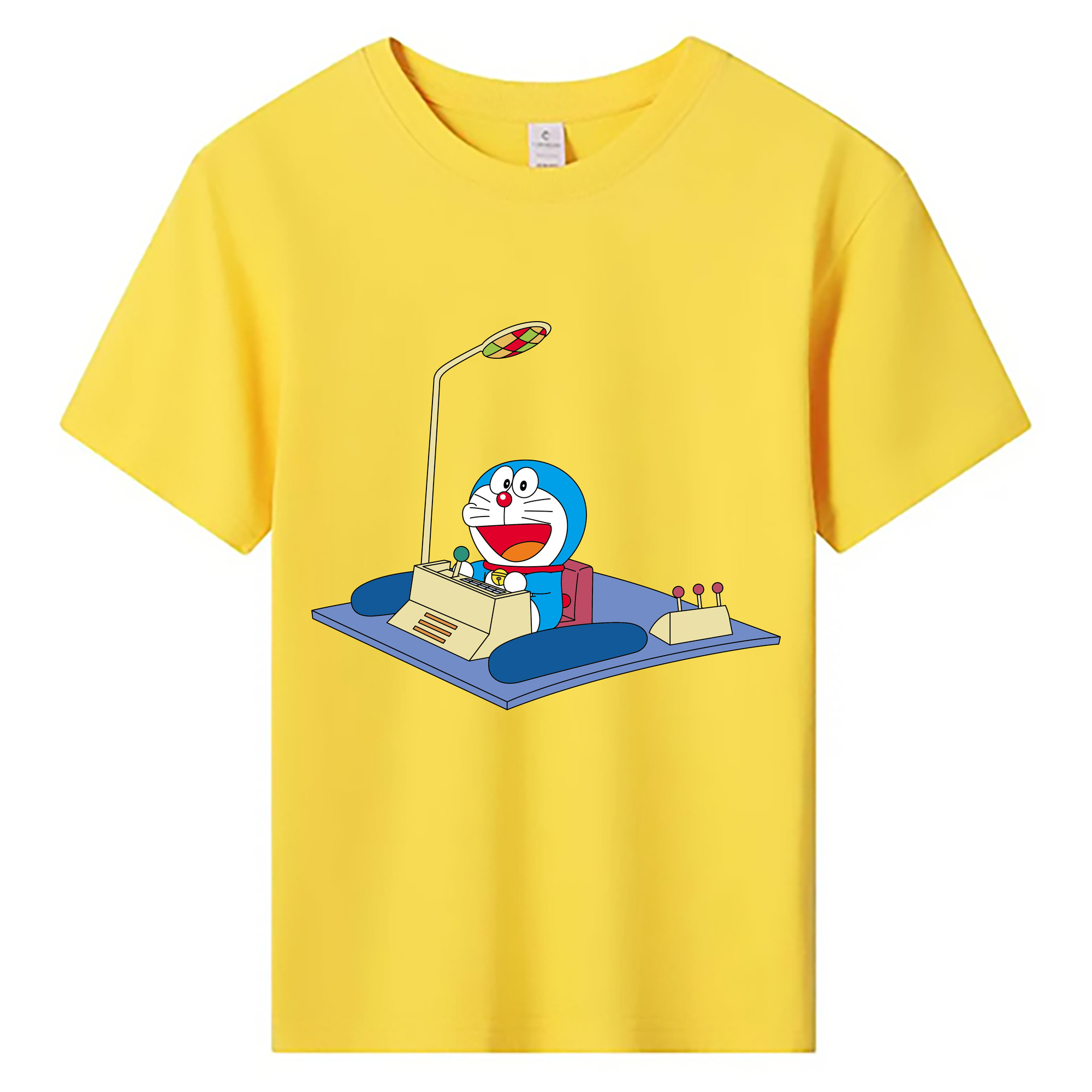 （画像用） ドラえもん Doraemon 綿100％キッズTシャツ（フロントプリント）