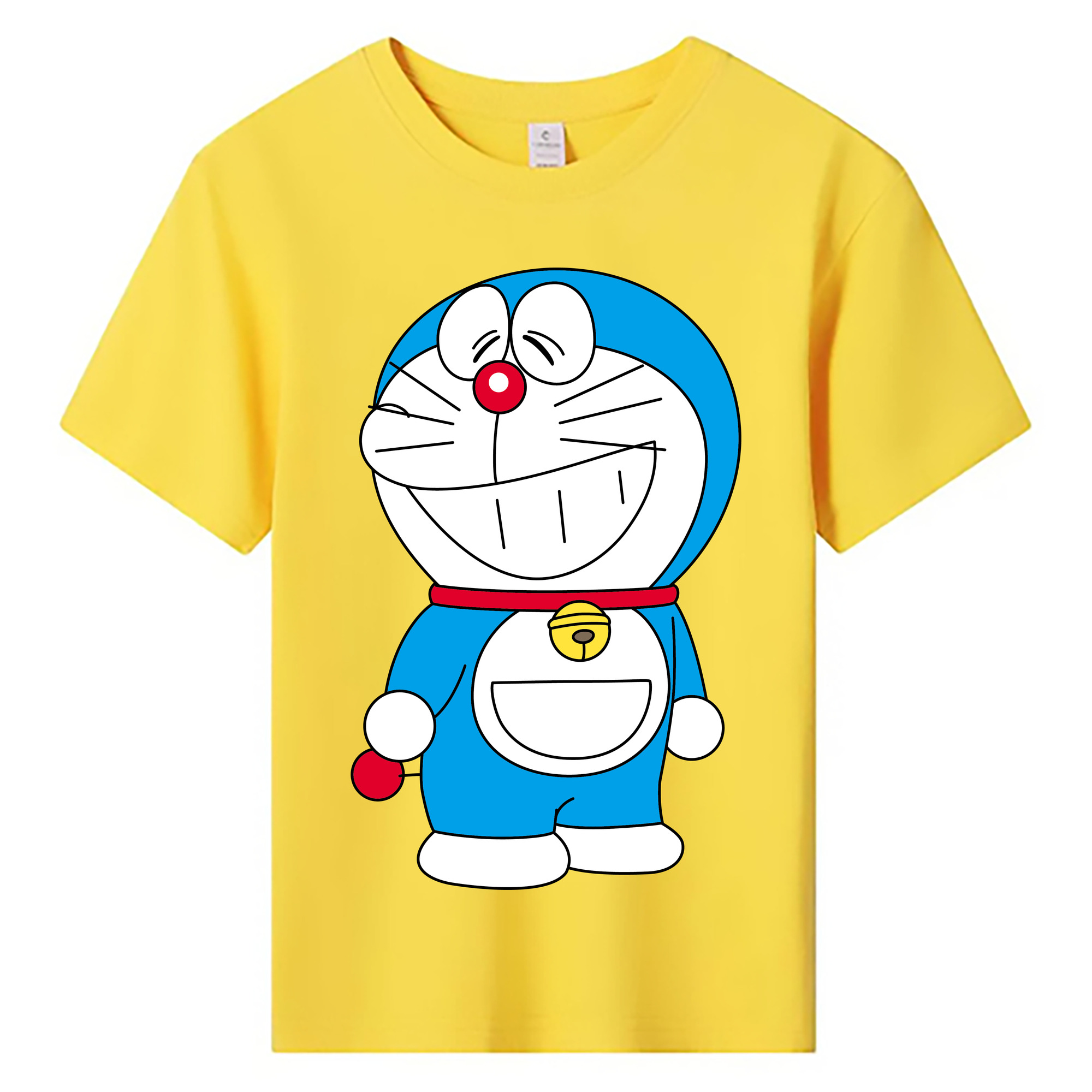（画像用） ドラえもん Doraemon 綿100％キッズTシャツ（フロントプリント）