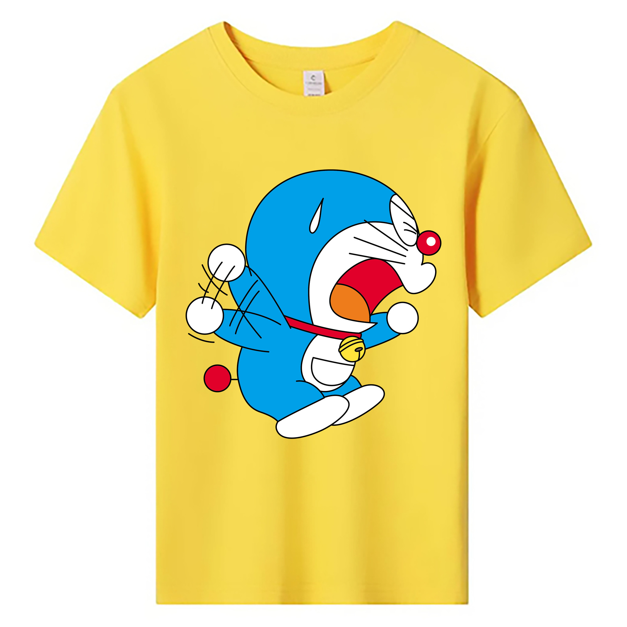 （画像用） ドラえもん Doraemon 綿100％キッズTシャツ（フロントプリント）