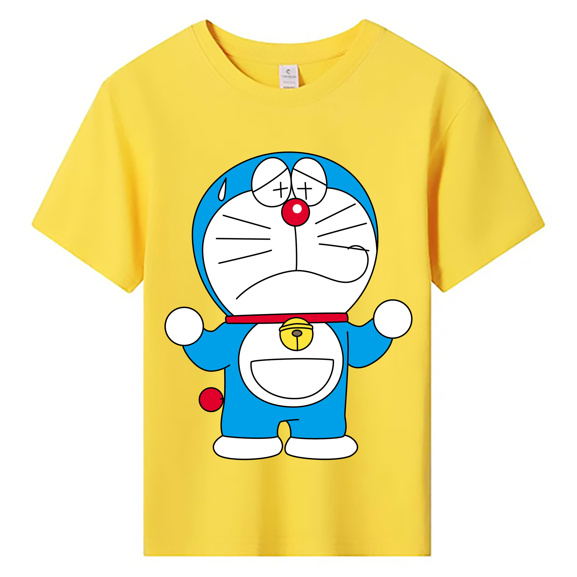 （画像用） ドラえもん Doraemon 綿100％キッズTシャツ（フロントプリント）