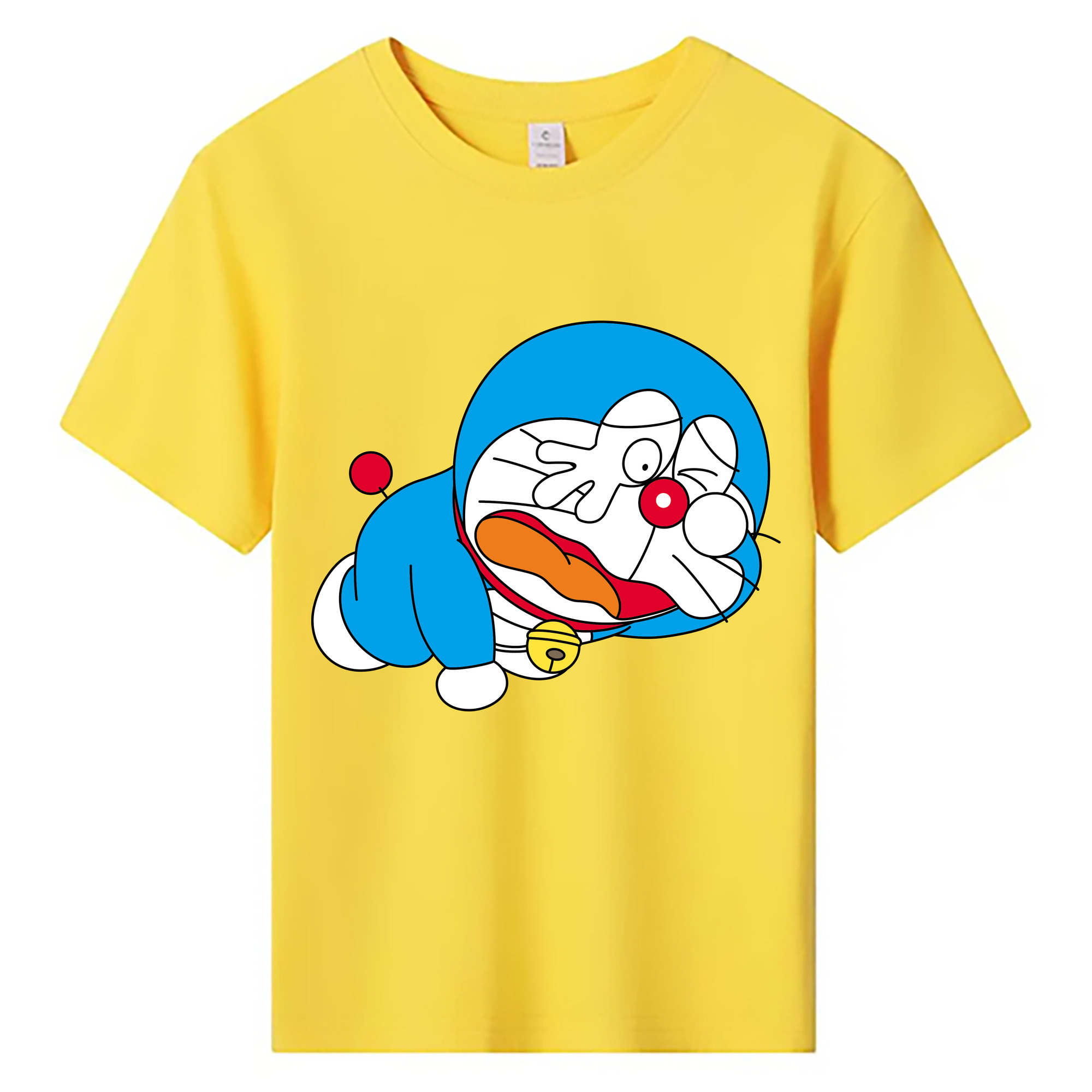 （画像用） ドラえもん Doraemon 綿100％キッズTシャツ（フロントプリント）