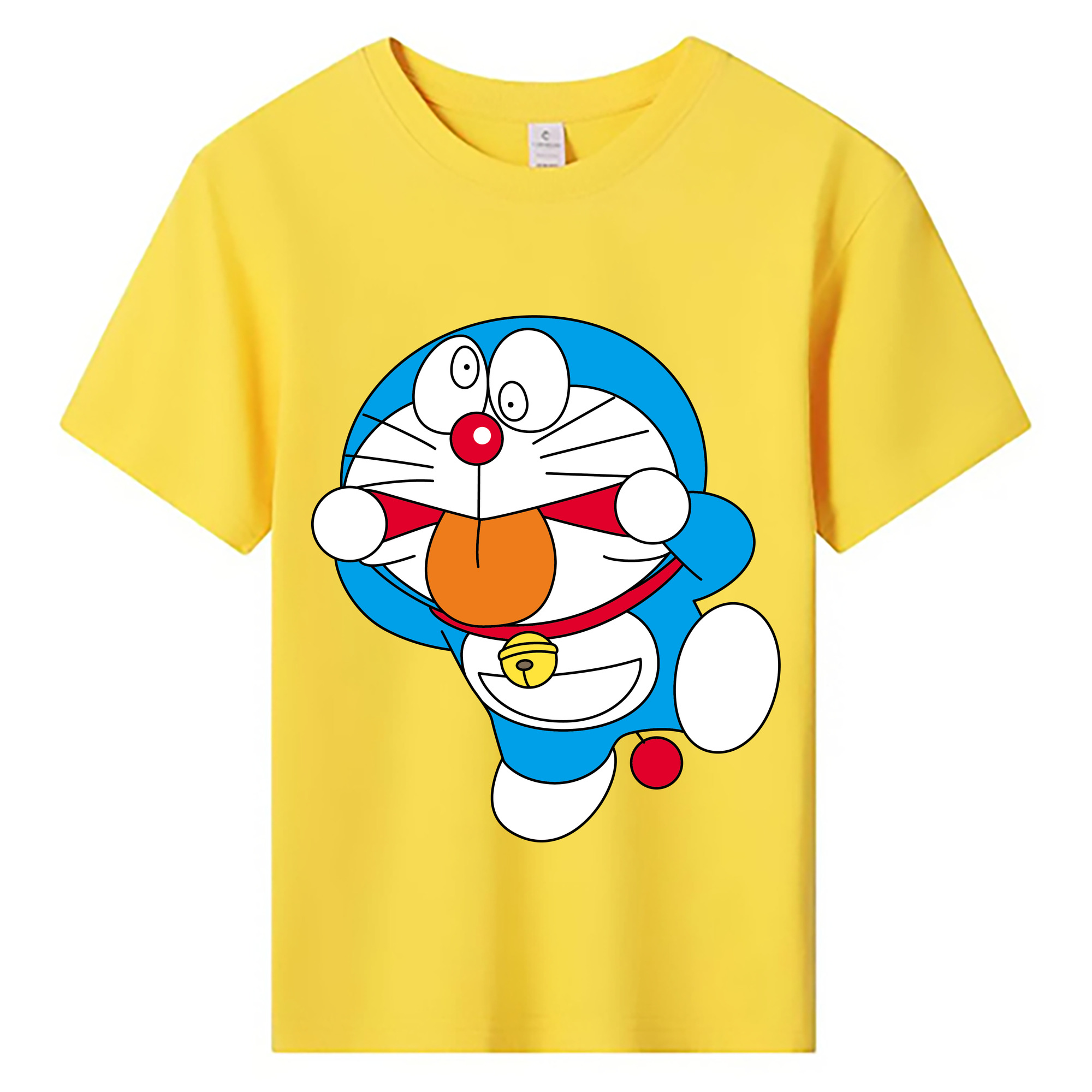 （画像用） ドラえもん Doraemon 綿100％キッズTシャツ（フロントプリント）
