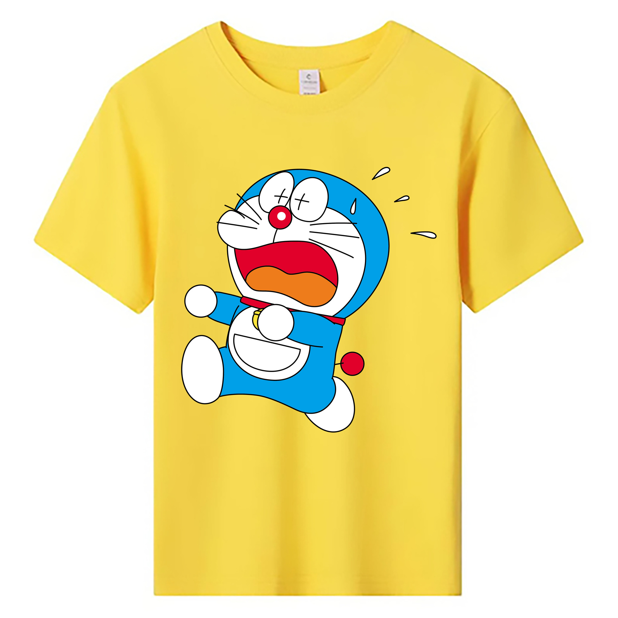 （画像用） ドラえもん Doraemon 綿100％キッズTシャツ（フロントプリント）