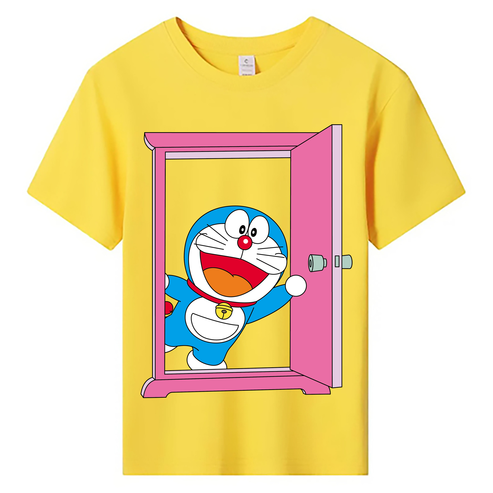（画像用） ドラえもん Doraemon 綿100％キッズTシャツ（フロントプリント）
