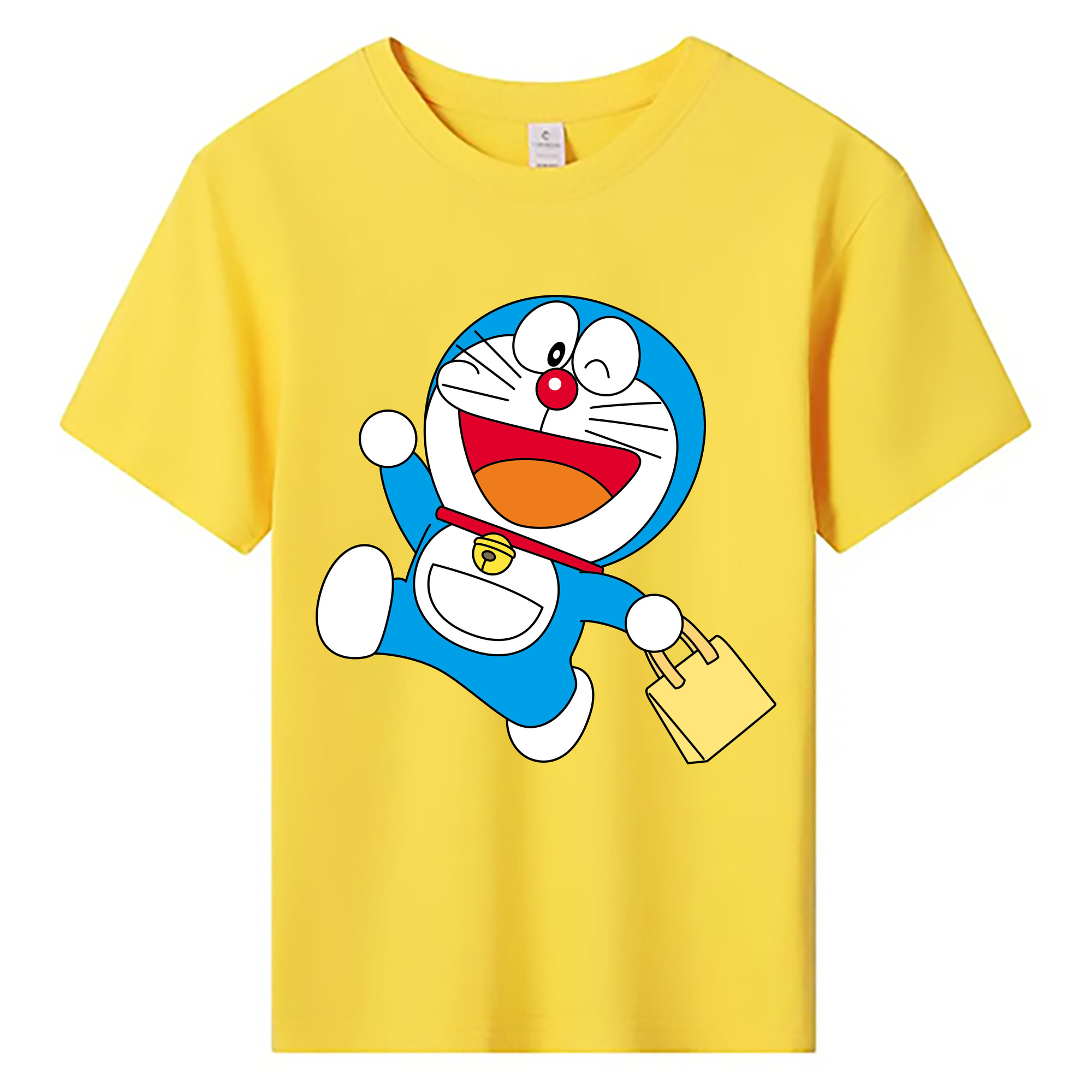 （画像用） ドラえもん Doraemon 綿100％キッズTシャツ（フロントプリント）