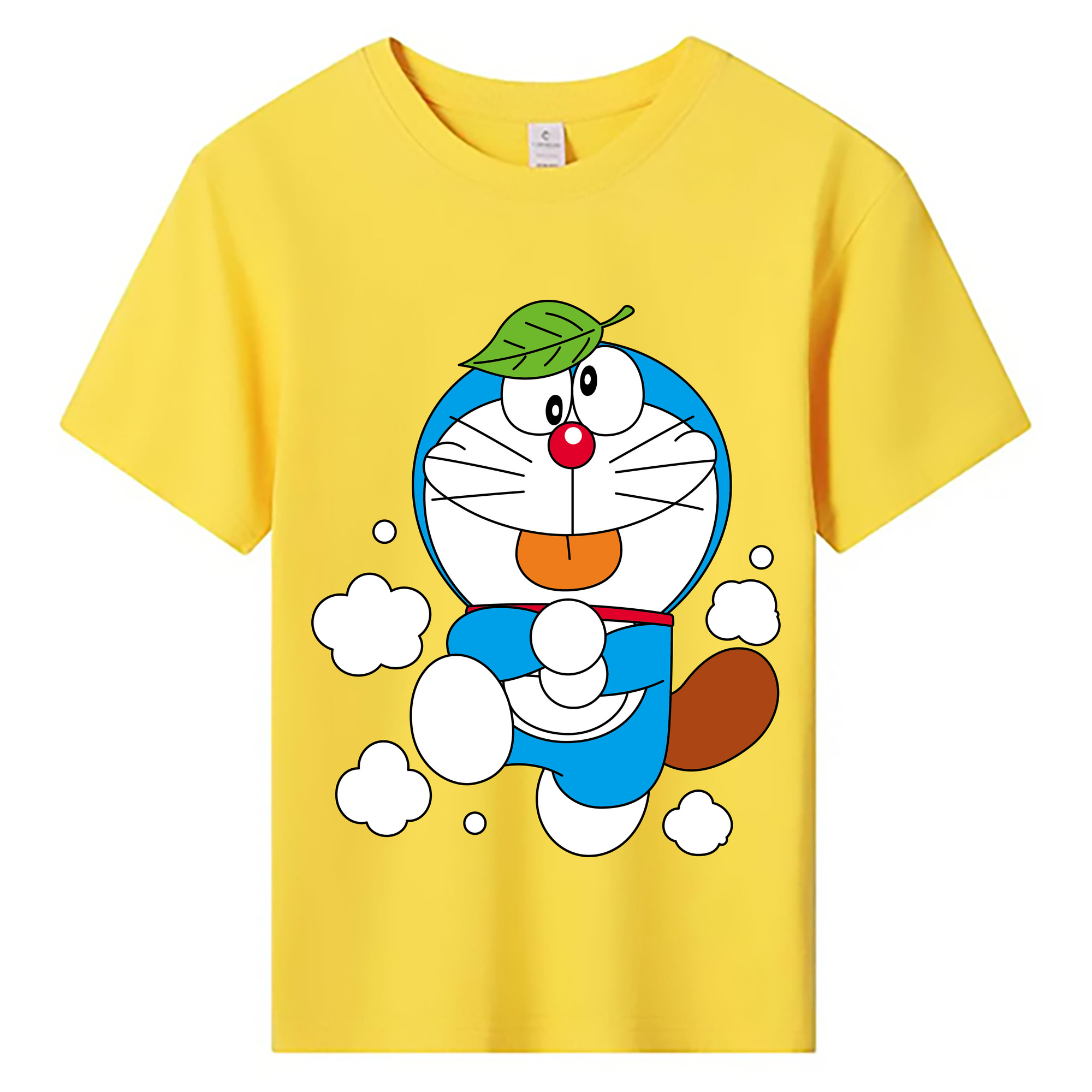 （画像用） ドラえもん Doraemon 綿100％キッズTシャツ（フロントプリント）