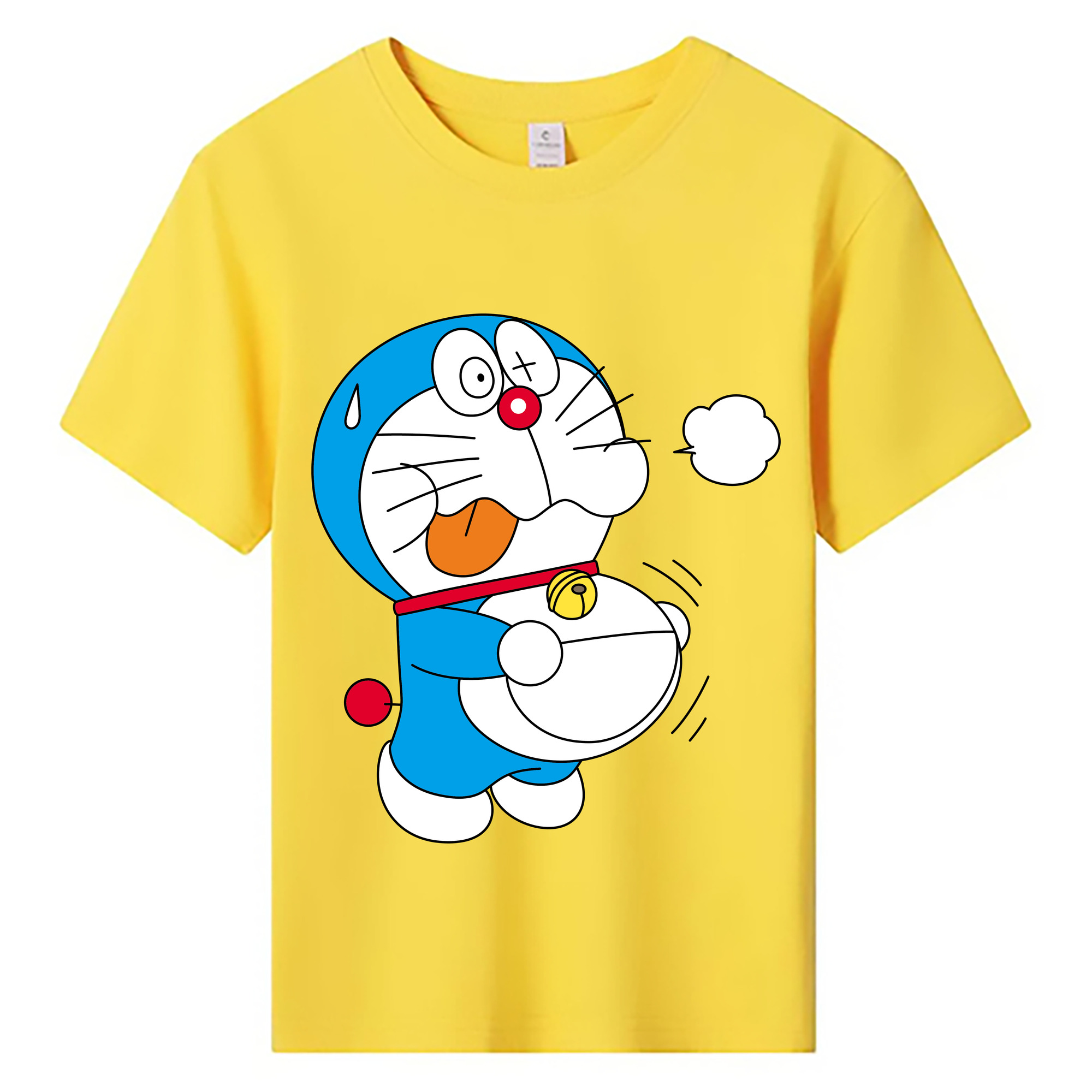 （画像用） ドラえもん Doraemon 綿100％キッズTシャツ（フロントプリント）