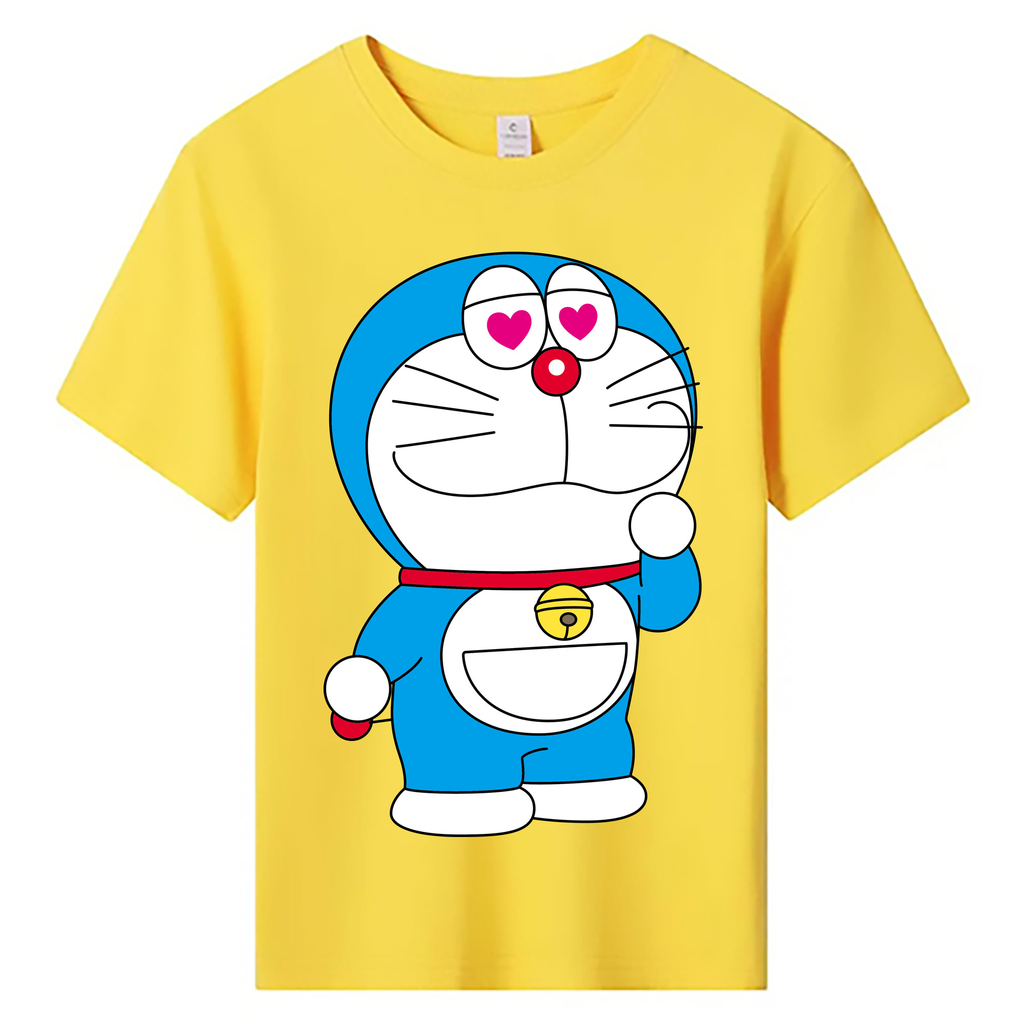 （画像用） ドラえもん Doraemon 綿100％キッズTシャツ（フロントプリント）
