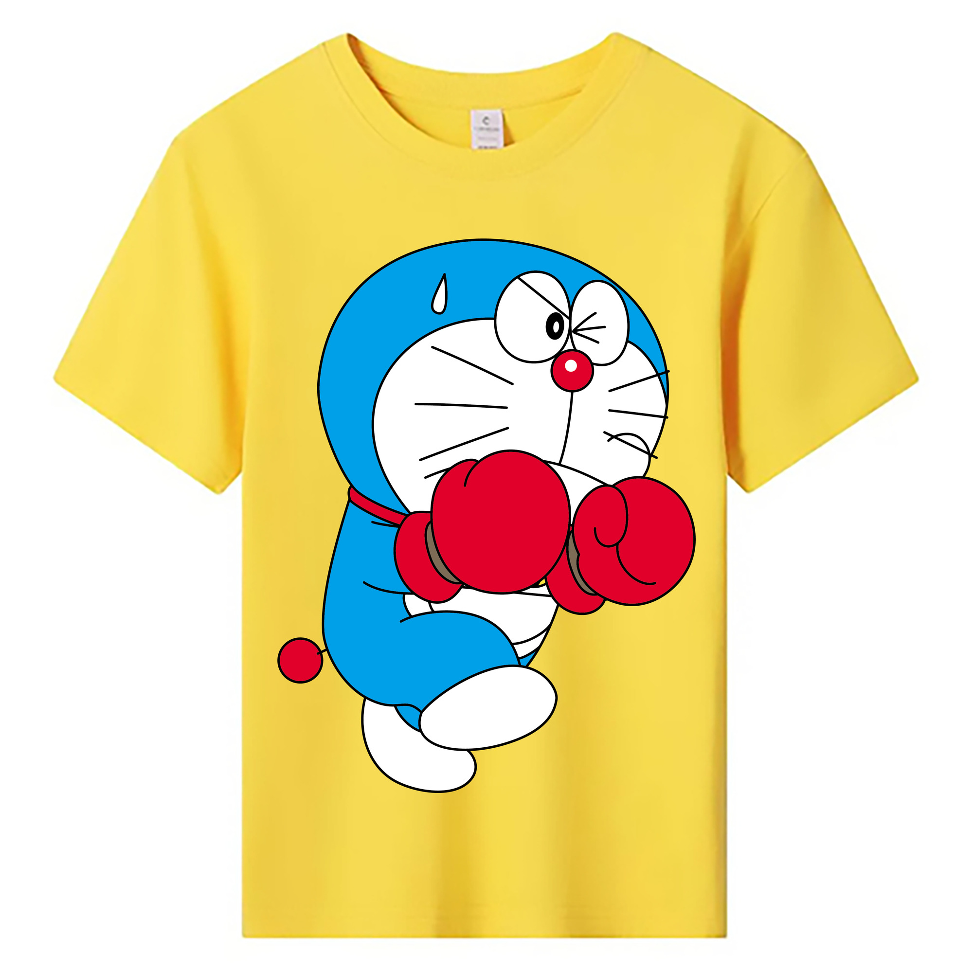（画像用） ドラえもん Doraemon 綿100％キッズTシャツ（フロントプリント）