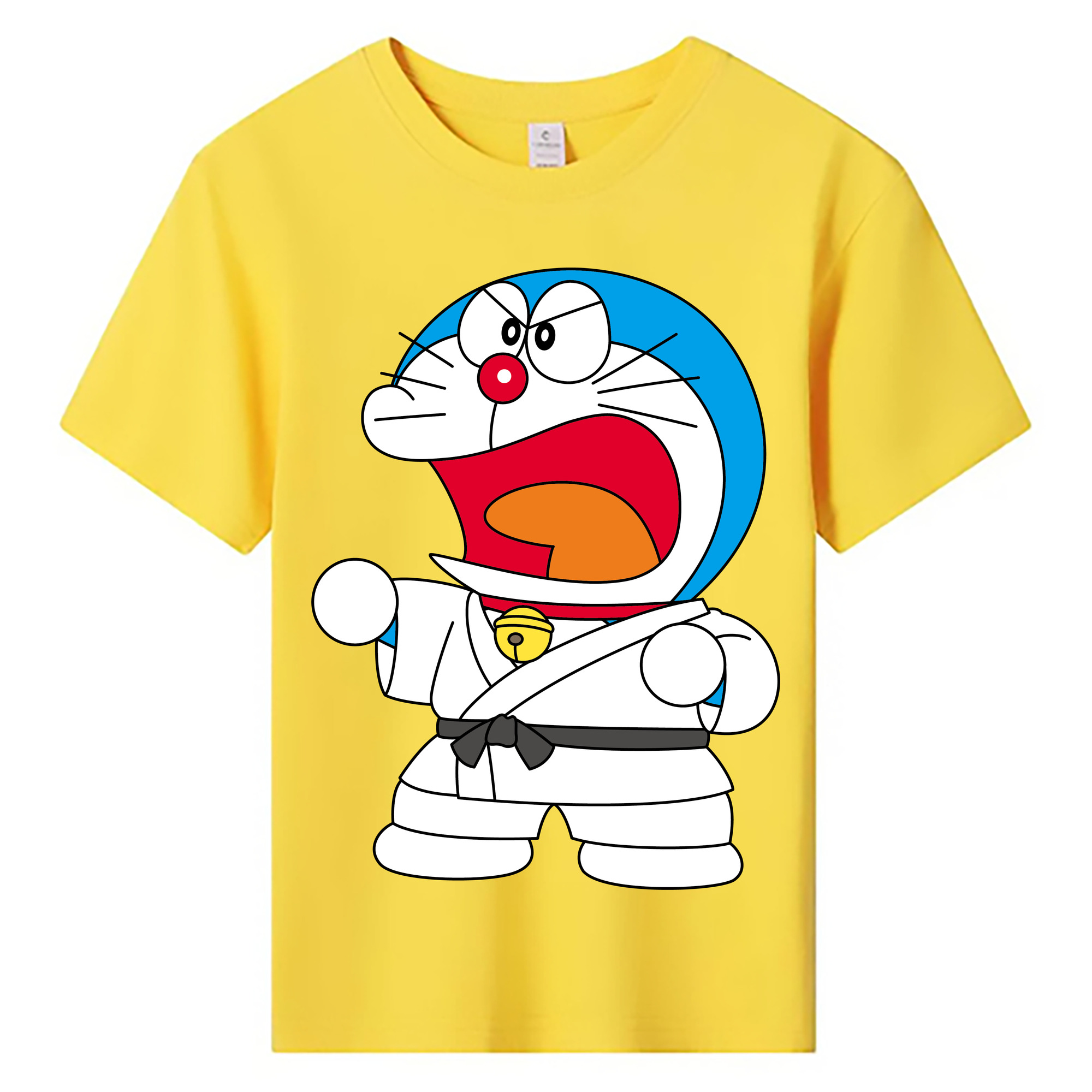 （画像用） ドラえもん Doraemon 綿100％キッズTシャツ（フロントプリント）