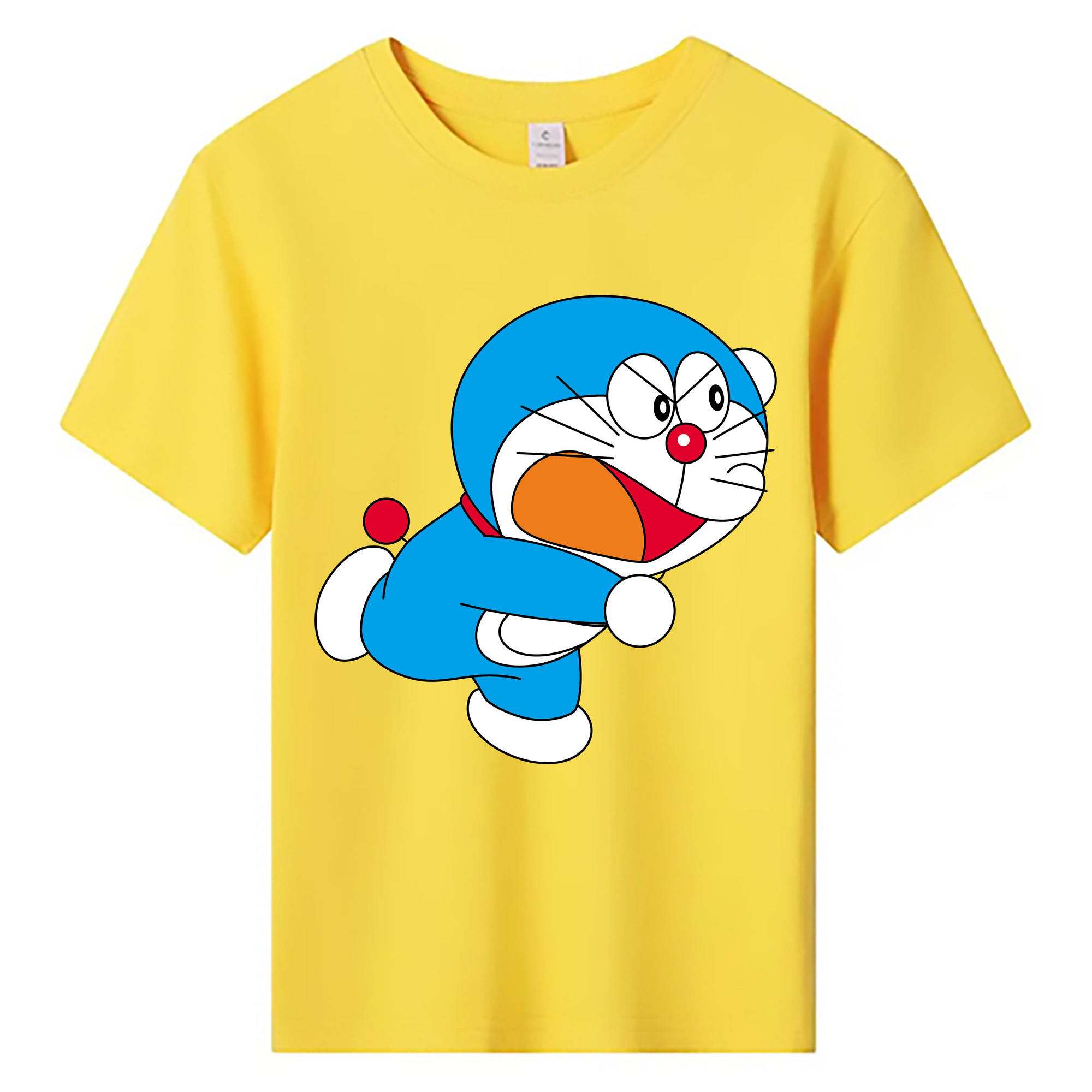 （画像用） ドラえもん Doraemon 綿100％キッズTシャツ（フロントプリント）