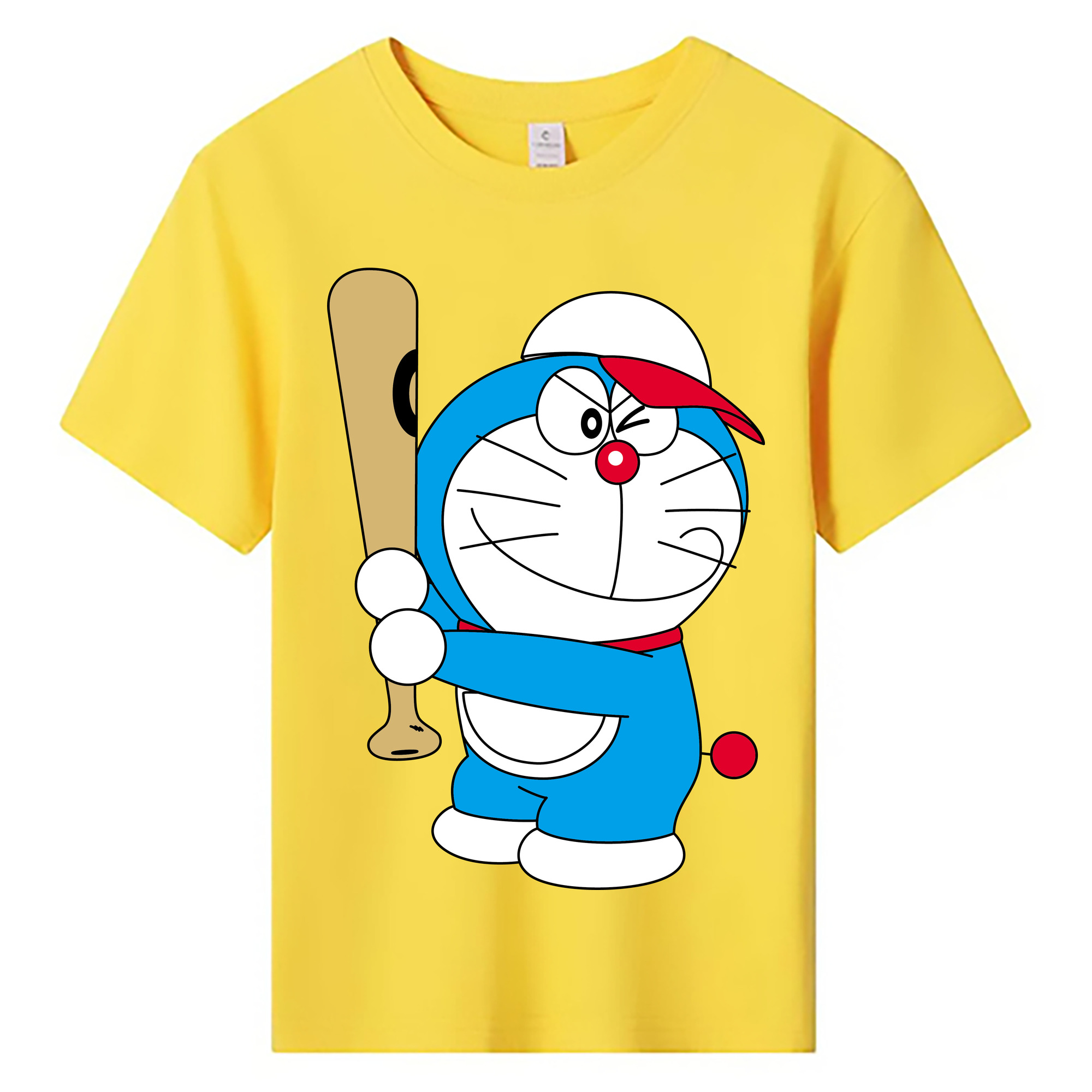 （画像用） ドラえもん Doraemon 綿100％キッズTシャツ（フロントプリント）