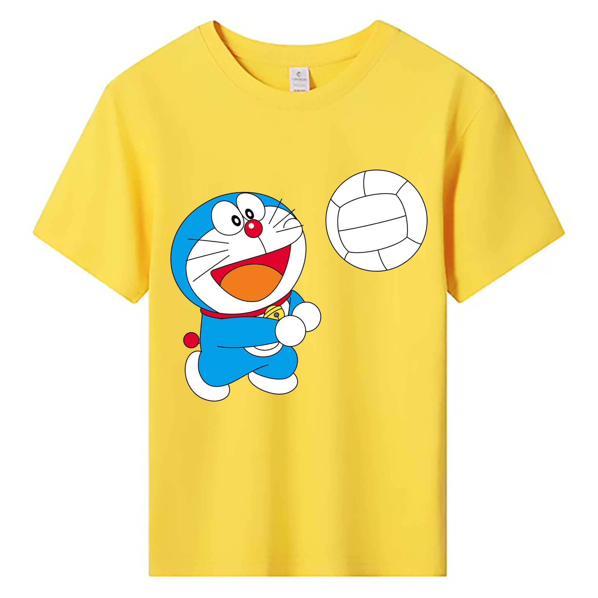 （画像用） ドラえもん Doraemon 綿100％キッズTシャツ（フロントプリント）