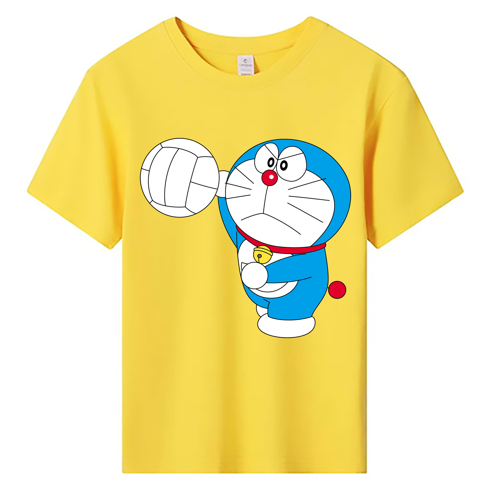 （画像用） ドラえもん Doraemon 綿100％キッズTシャツ（フロントプリント）
