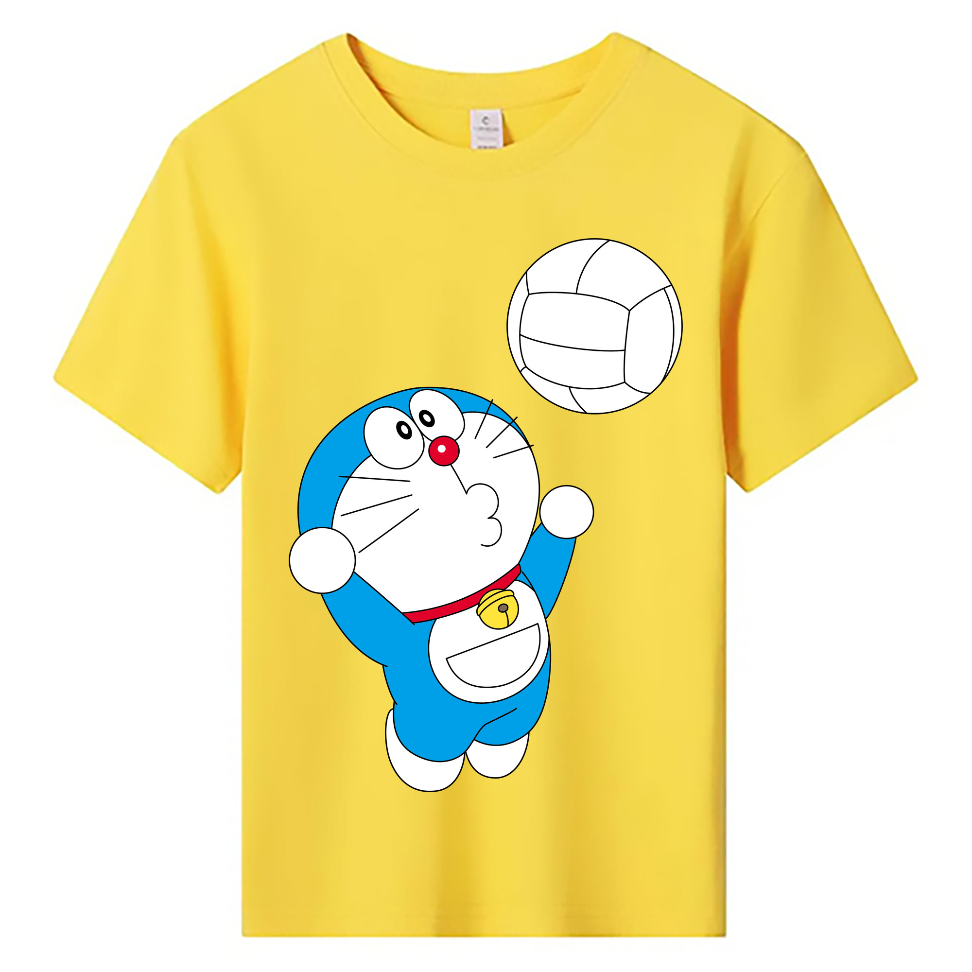 （画像用） ドラえもん Doraemon 綿100％キッズTシャツ（フロントプリント）