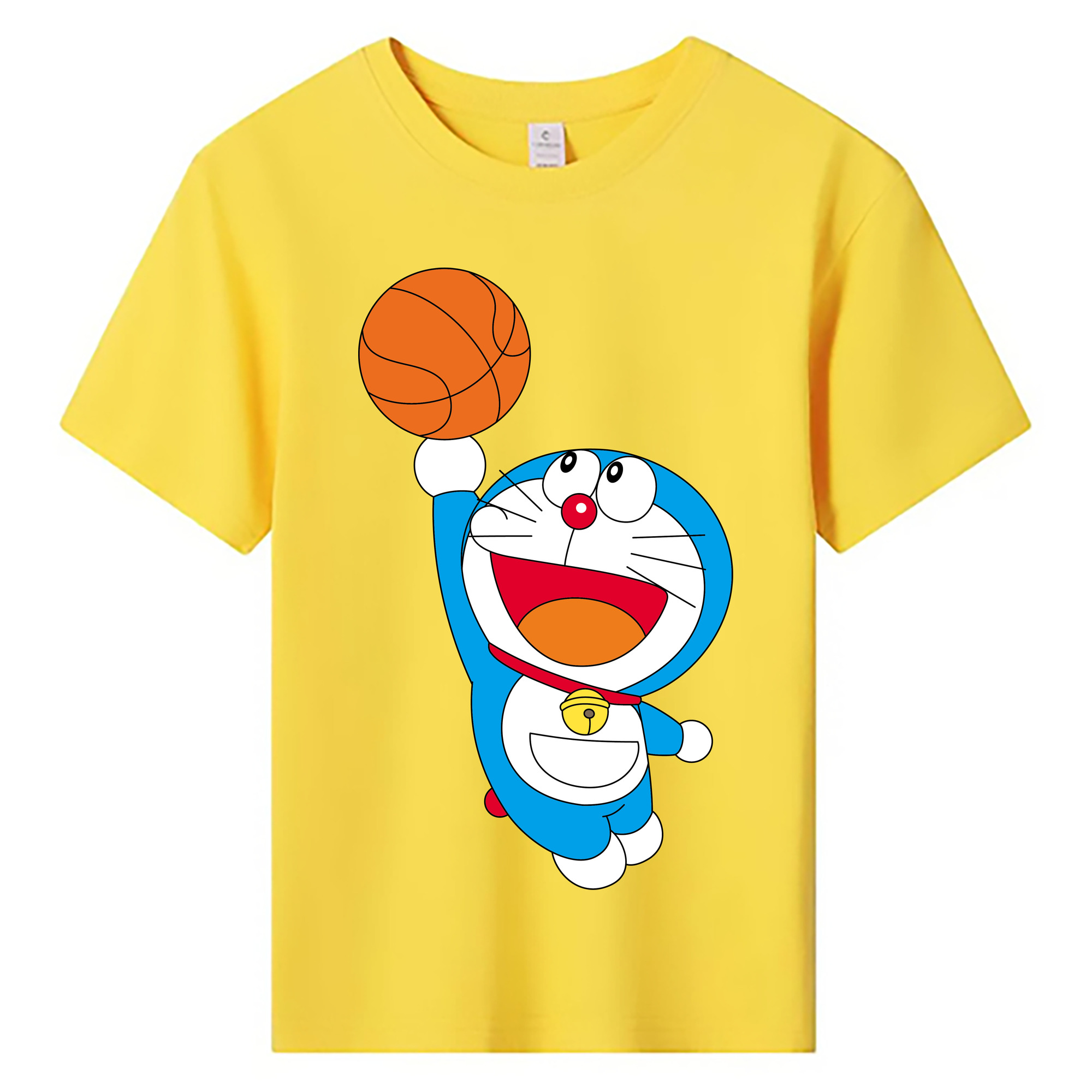 （画像用） ドラえもん Doraemon 綿100％キッズTシャツ（フロントプリント）