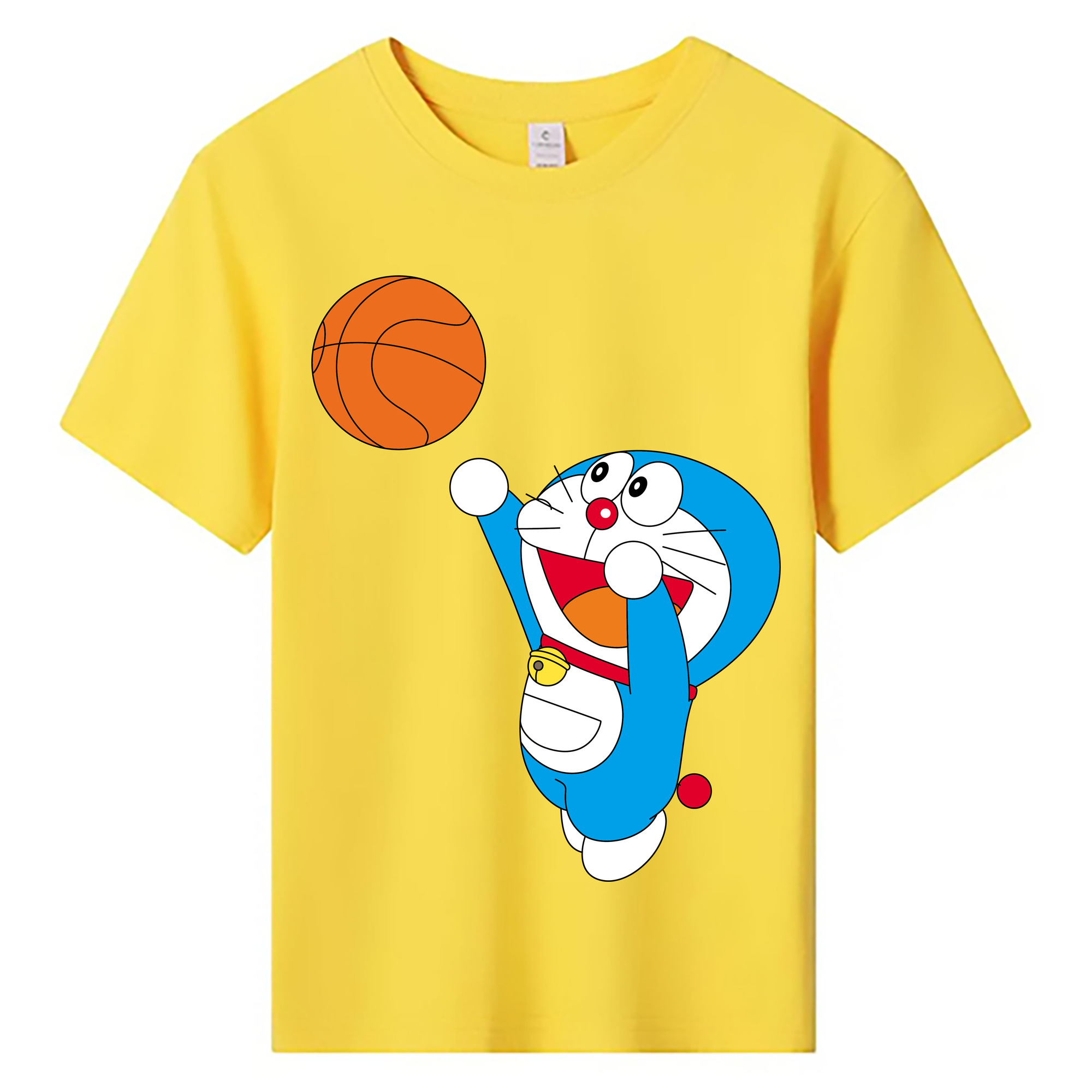 （画像用） ドラえもん Doraemon 綿100％キッズTシャツ（フロントプリント）