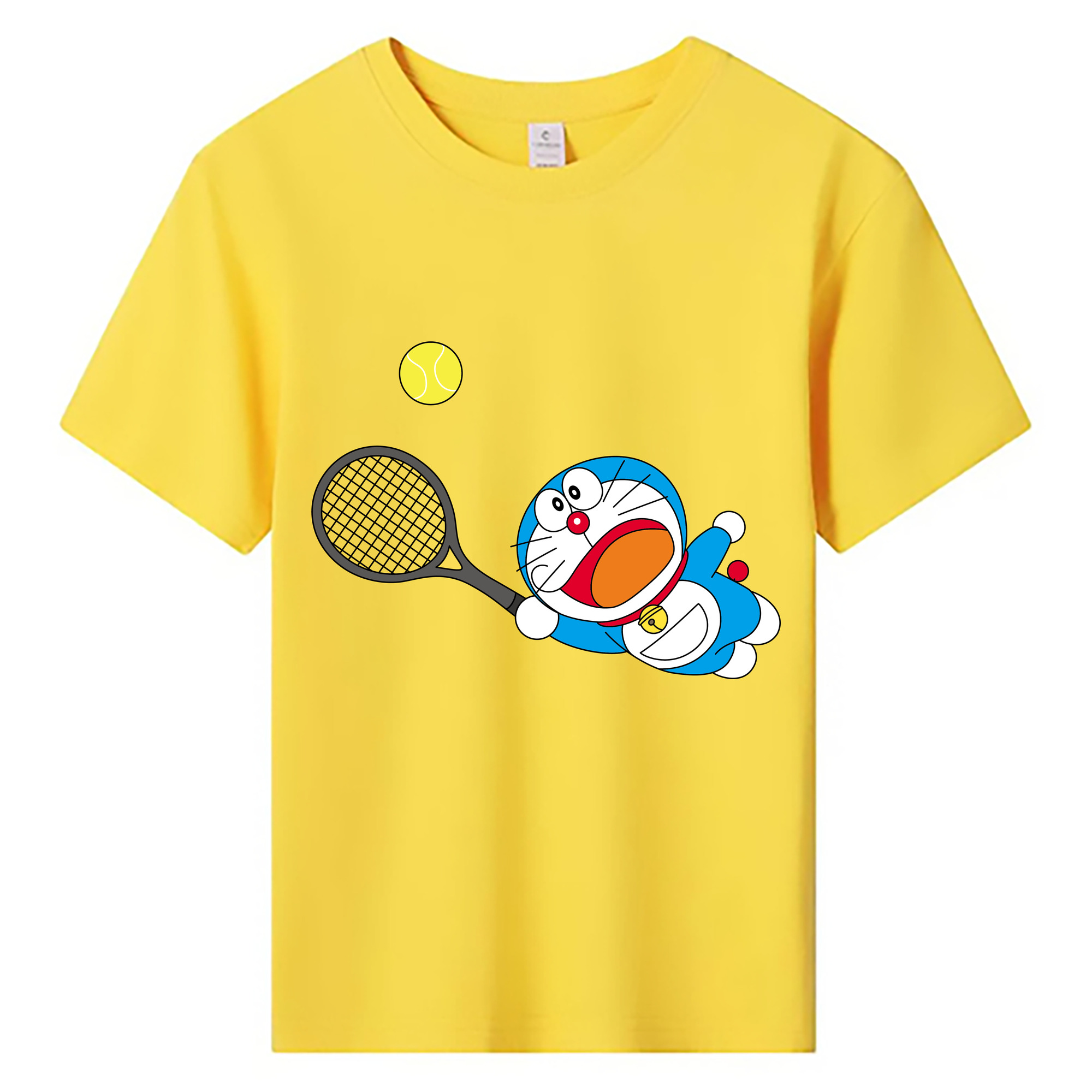 （画像用） ドラえもん Doraemon 綿100％キッズTシャツ（フロントプリント）