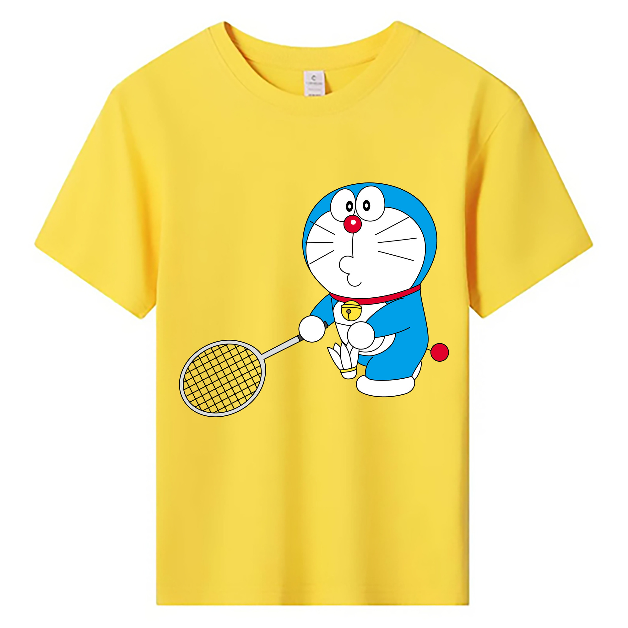 （画像用） ドラえもん Doraemon 綿100％キッズTシャツ（フロントプリント）
