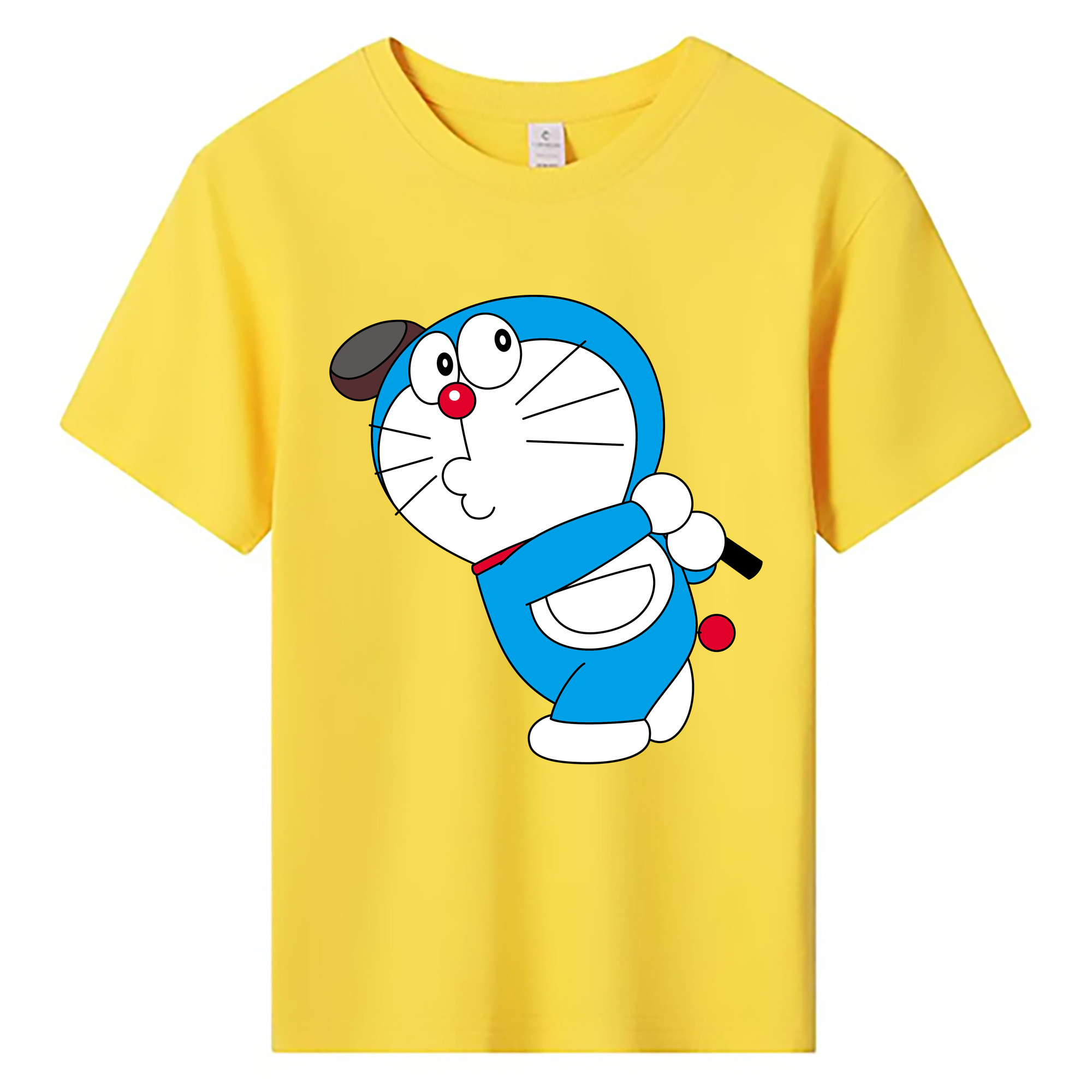 （画像用） ドラえもん Doraemon 綿100％キッズTシャツ（フロントプリント）