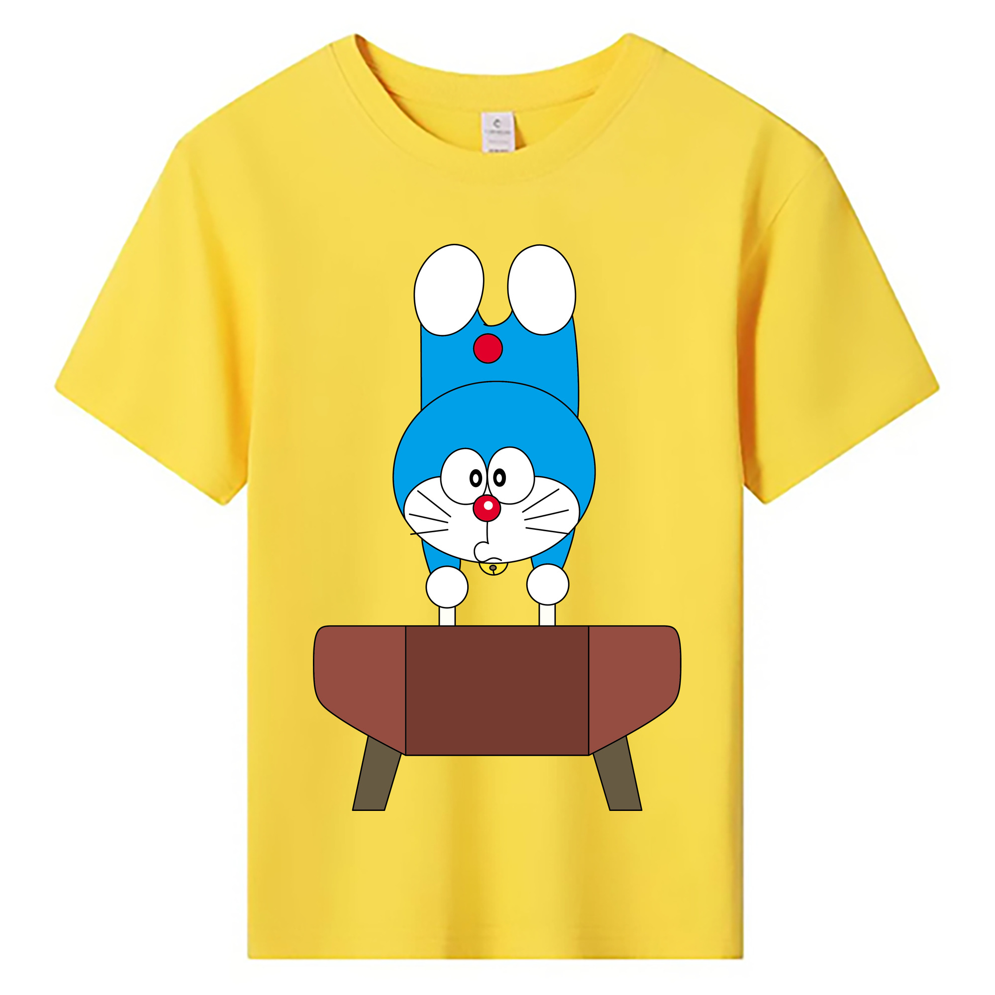 （画像用） ドラえもん Doraemon 綿100％キッズTシャツ（フロントプリント）