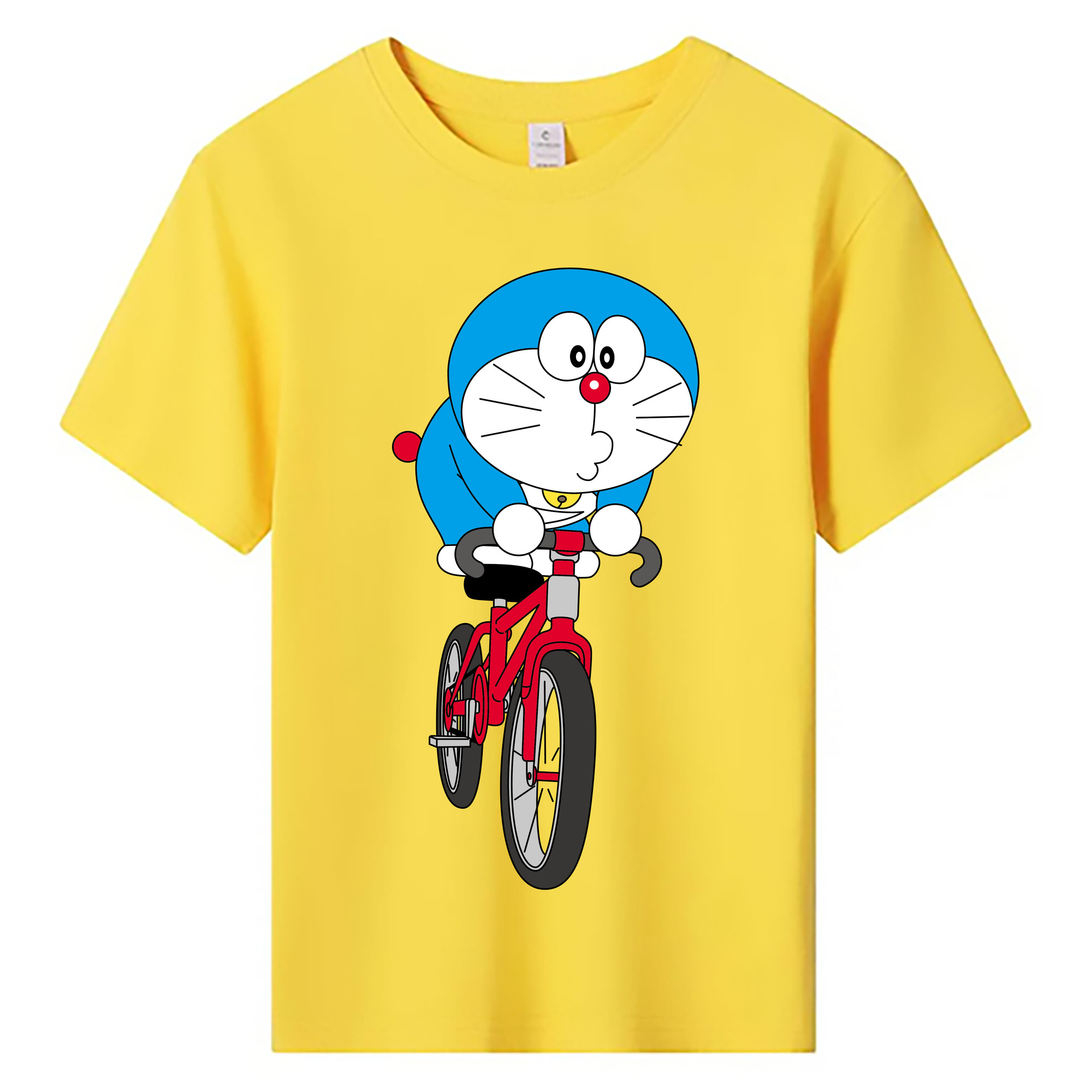 （画像用） ドラえもん Doraemon 綿100％キッズTシャツ（フロントプリント）