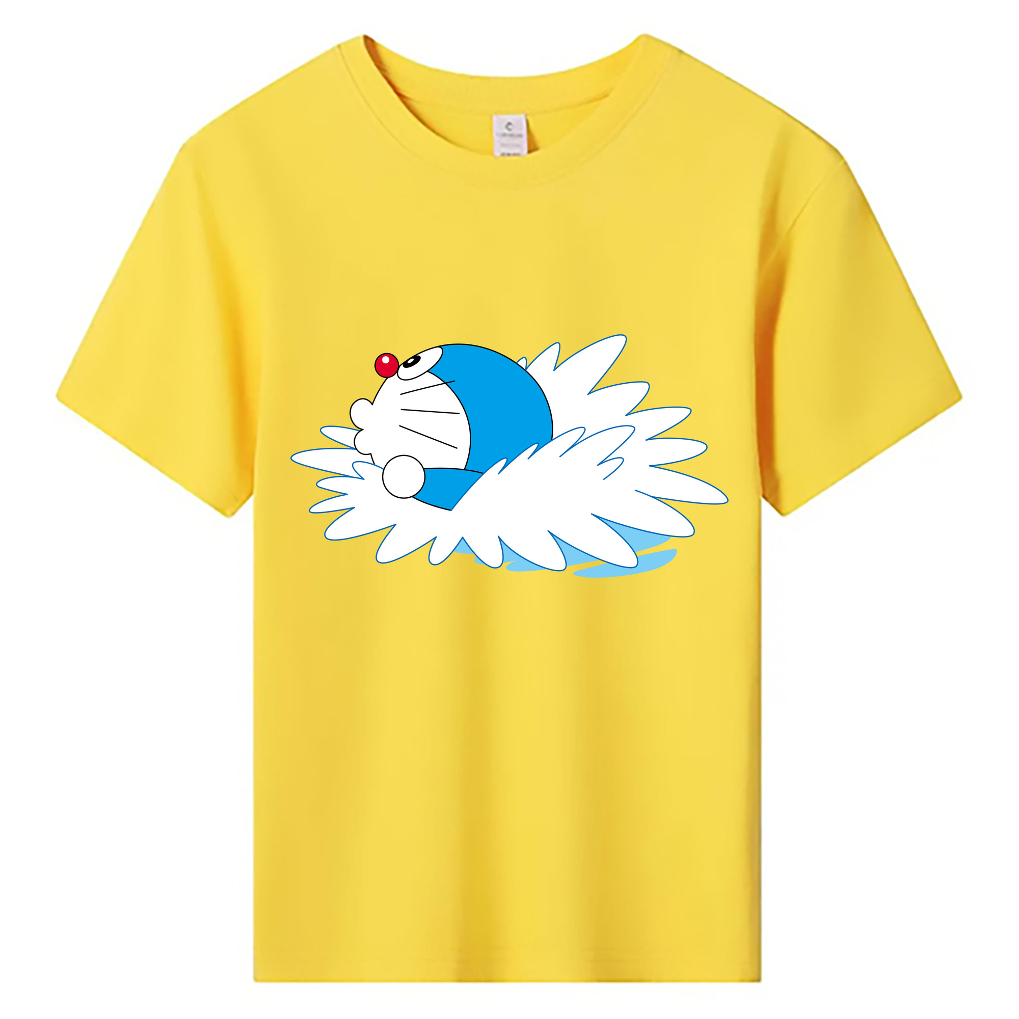 （画像用） ドラえもん Doraemon 綿100％キッズTシャツ（フロントプリント）