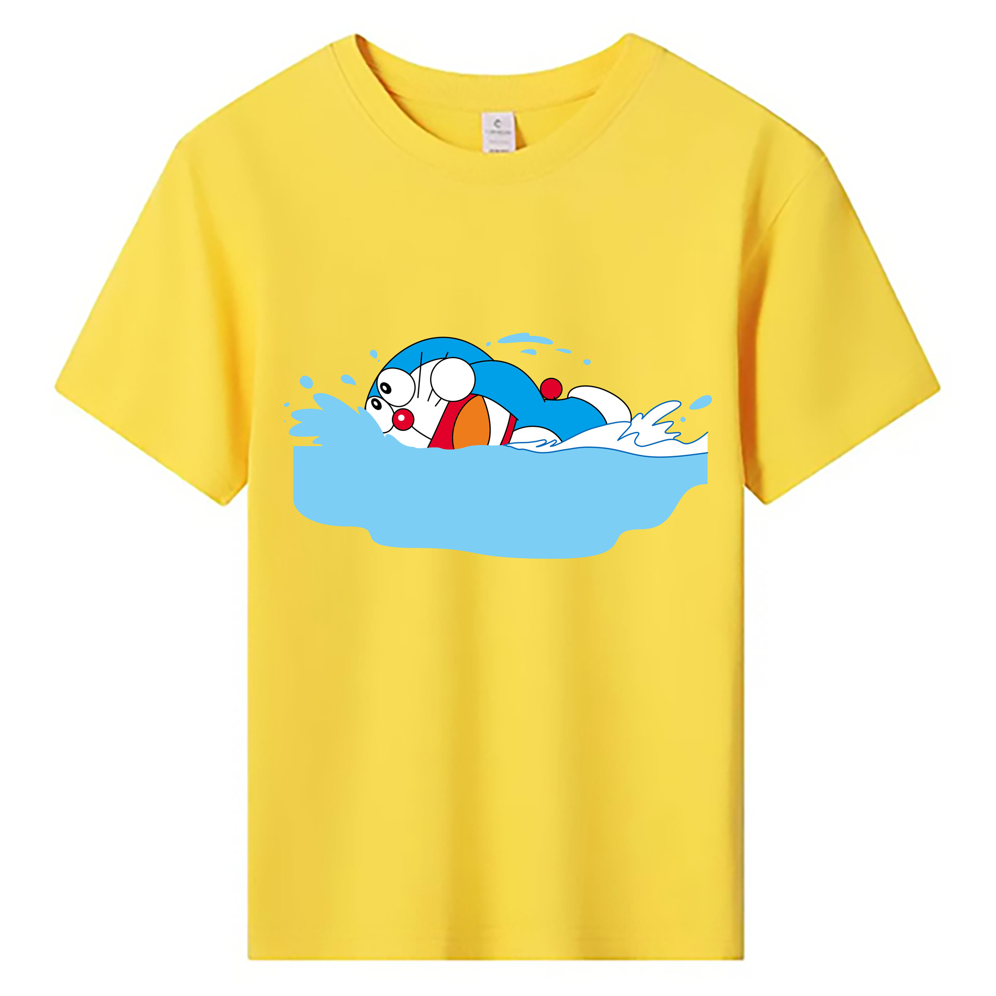 （画像用） ドラえもん Doraemon 綿100％キッズTシャツ（フロントプリント）
