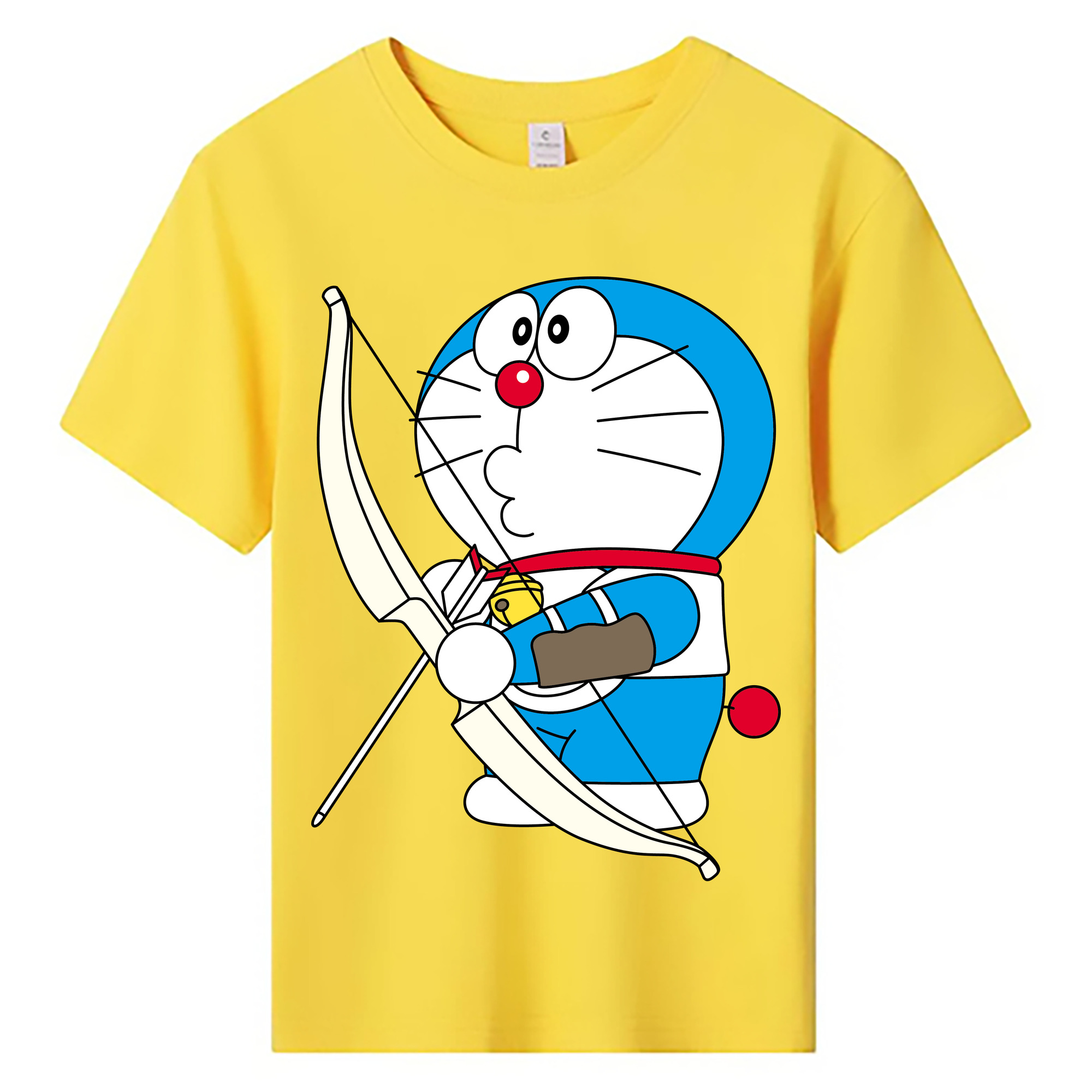 （画像用） ドラえもん Doraemon 綿100％キッズTシャツ（フロントプリント）