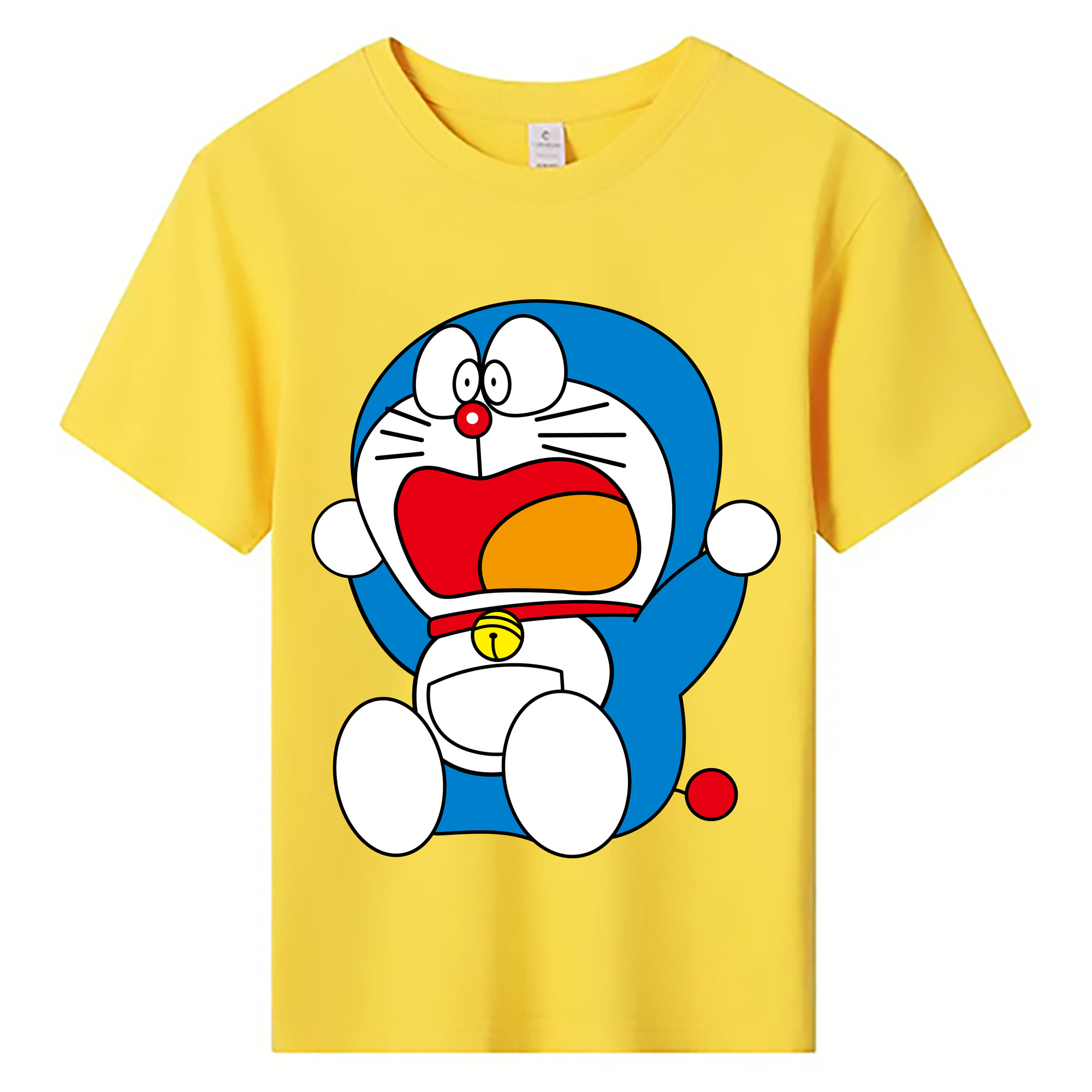 （画像用） ドラえもん Doraemon 綿100％キッズTシャツ（フロントプリント）