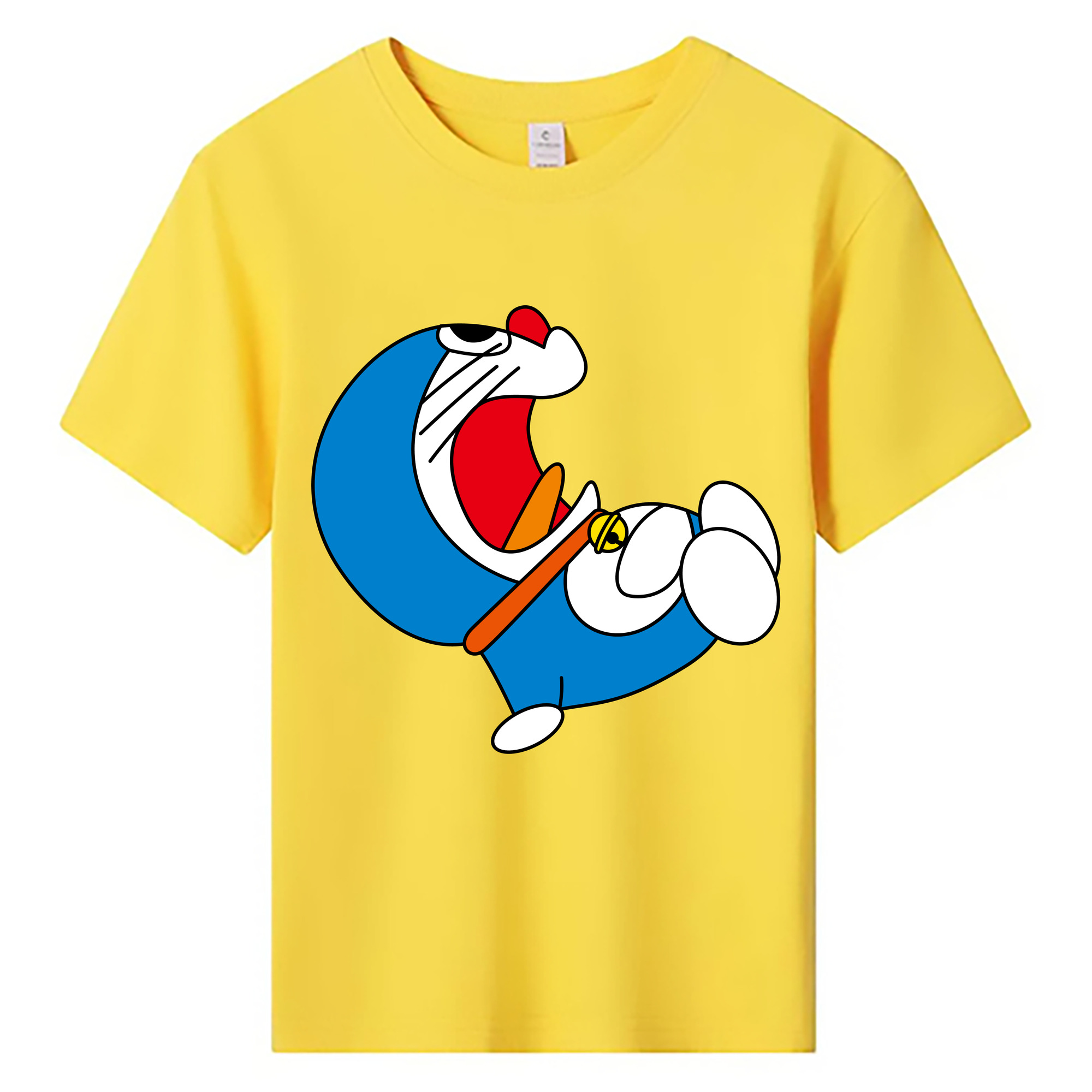 （画像用） ドラえもん Doraemon 綿100％キッズTシャツ（フロントプリント）