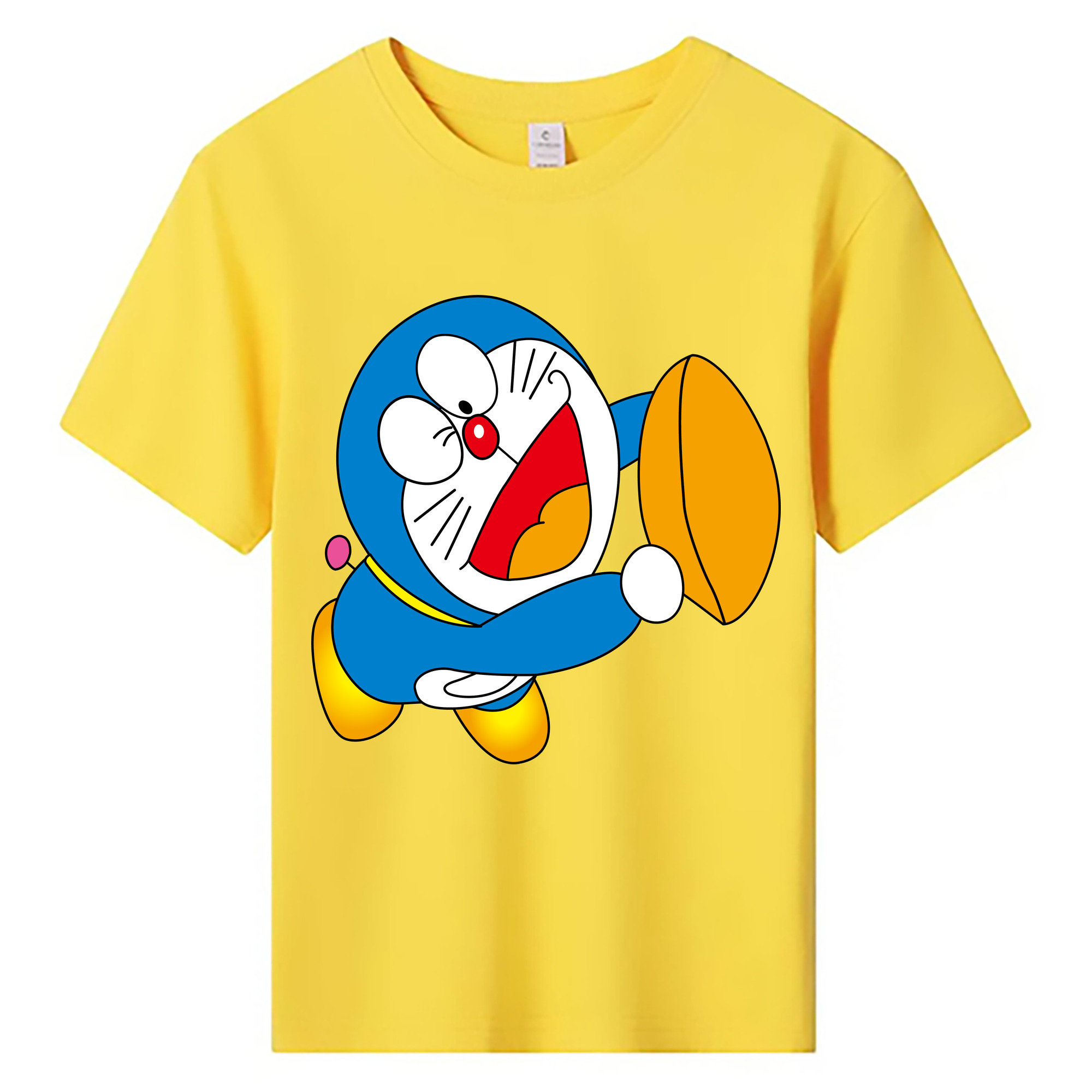 （画像用） ドラえもん Doraemon 綿100％キッズTシャツ（フロントプリント）