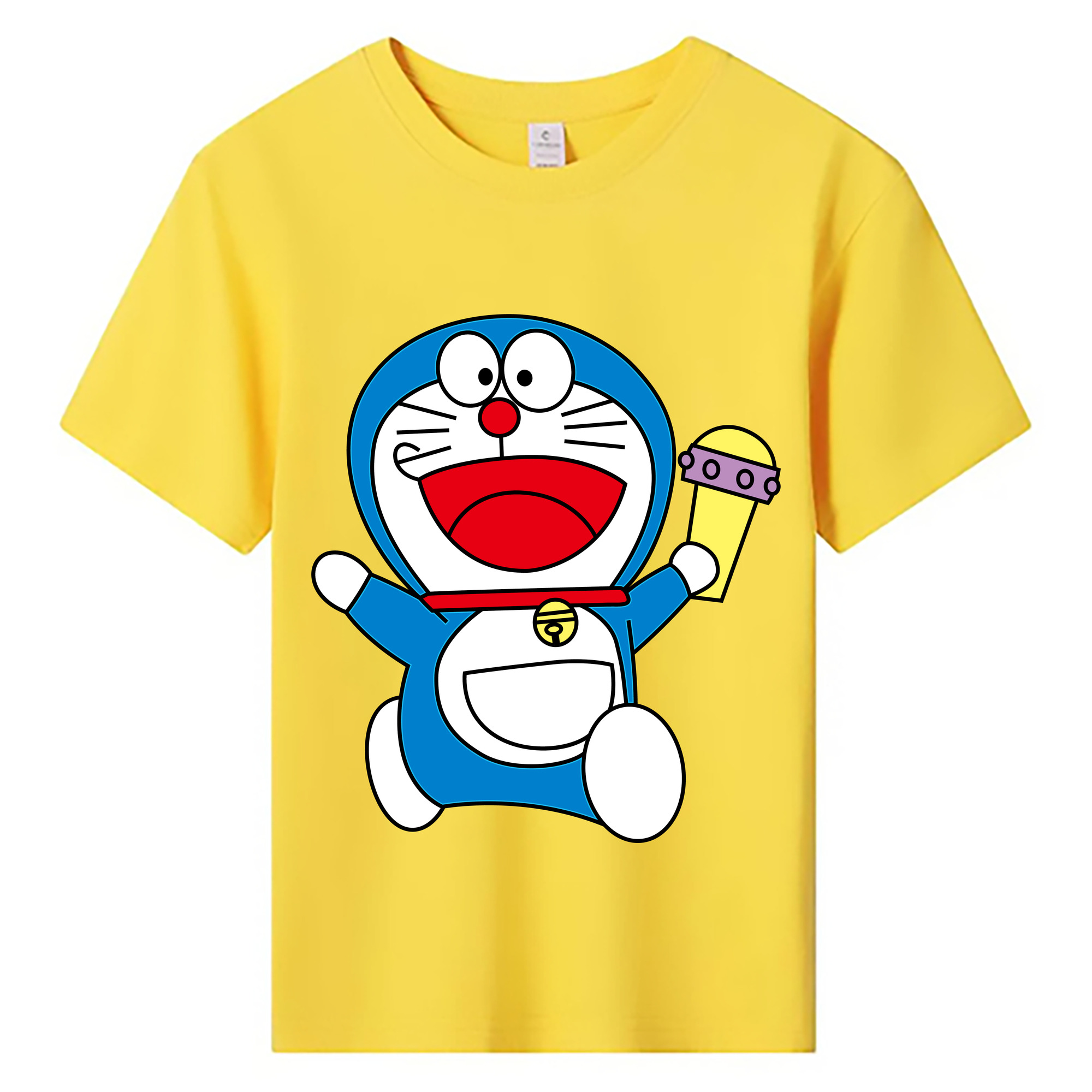 （画像用） ドラえもん Doraemon 綿100％キッズTシャツ（フロントプリント）