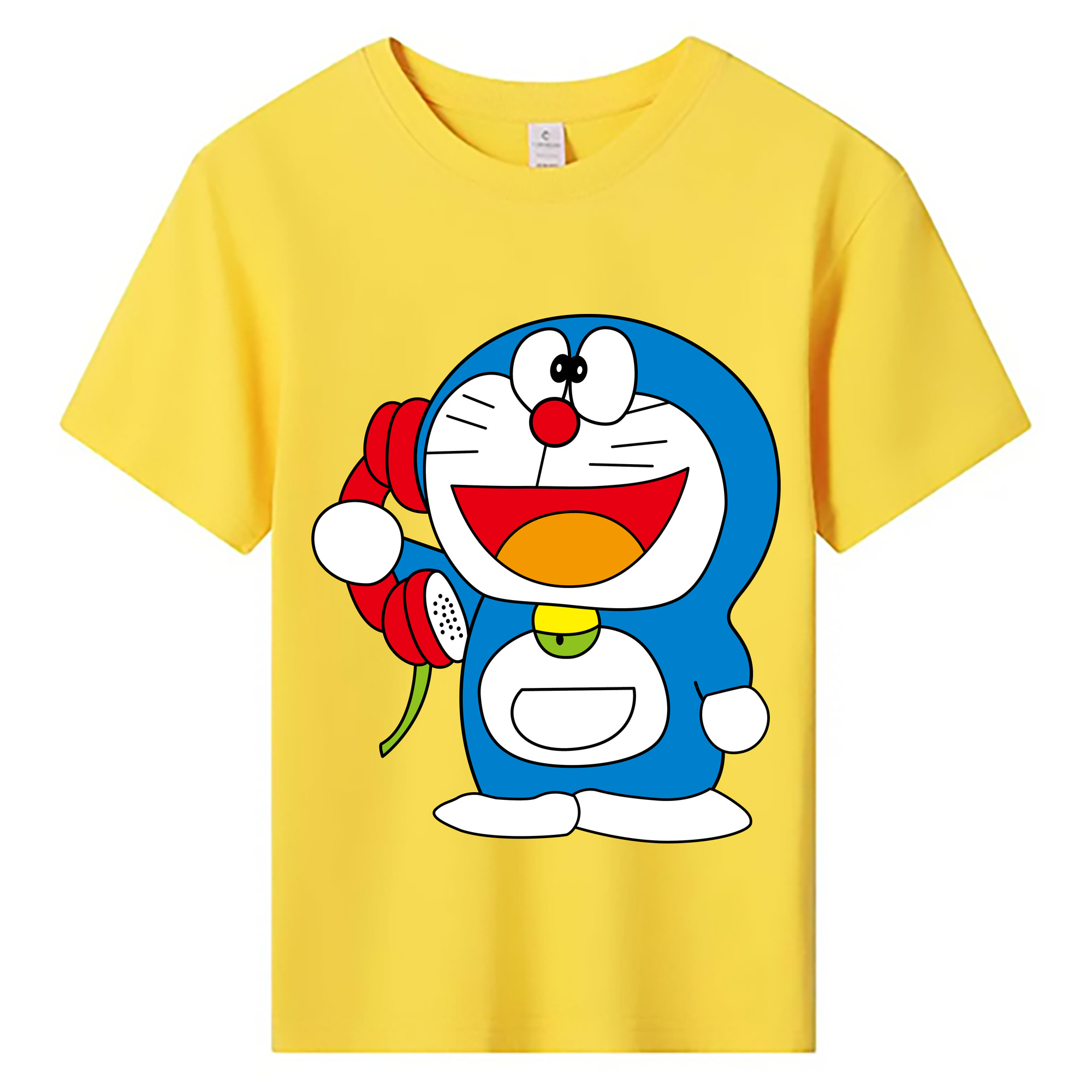 （画像用） ドラえもん Doraemon 綿100％キッズTシャツ（フロントプリント）