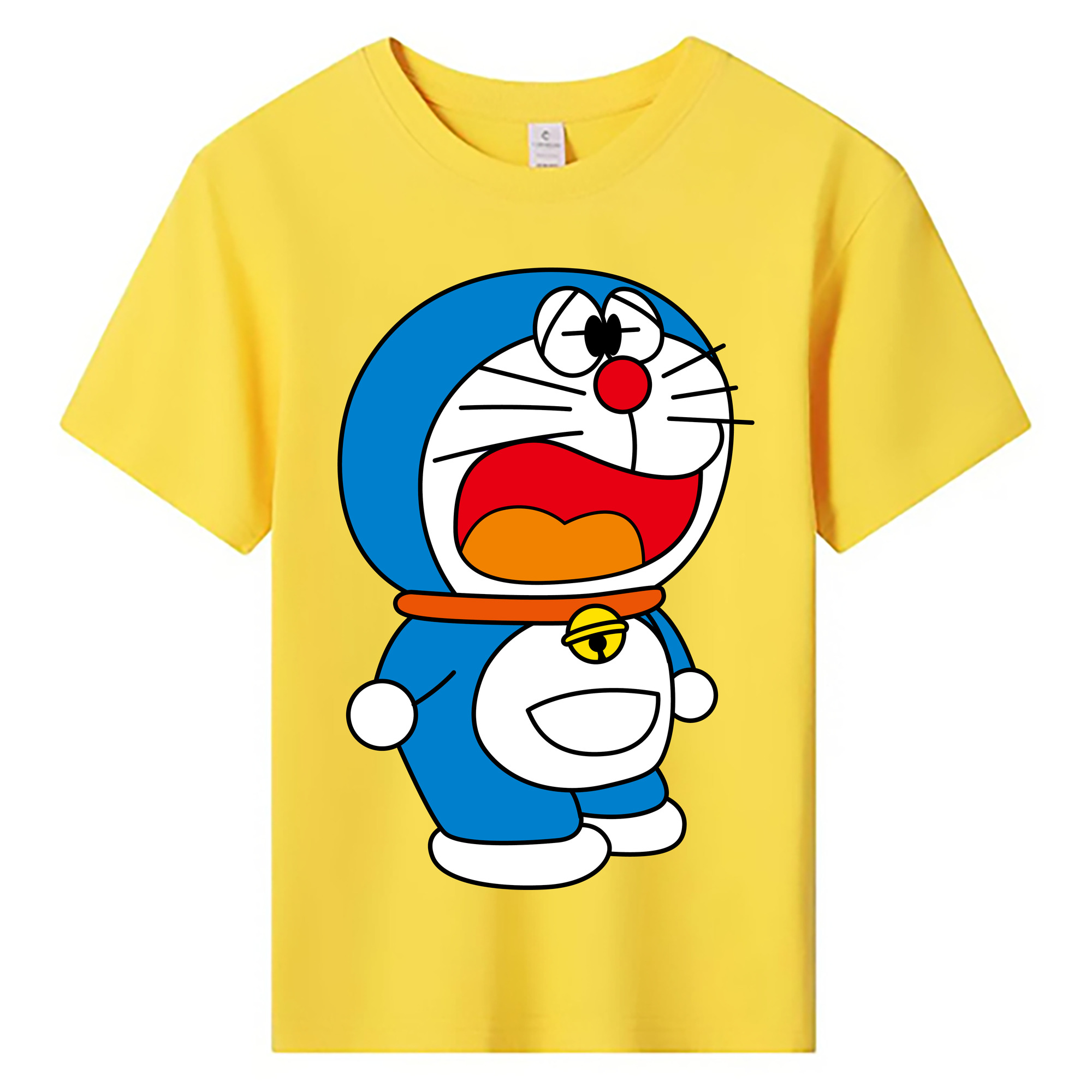 （画像用） ドラえもん Doraemon 綿100％キッズTシャツ（フロントプリント）