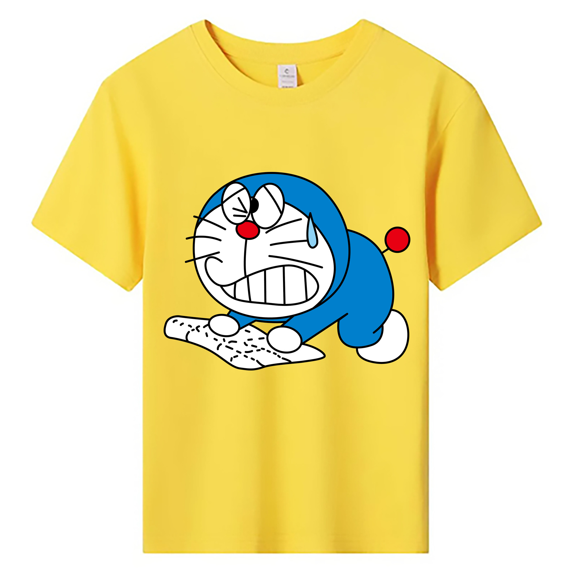 （画像用） ドラえもん Doraemon 綿100％キッズTシャツ（フロントプリント）