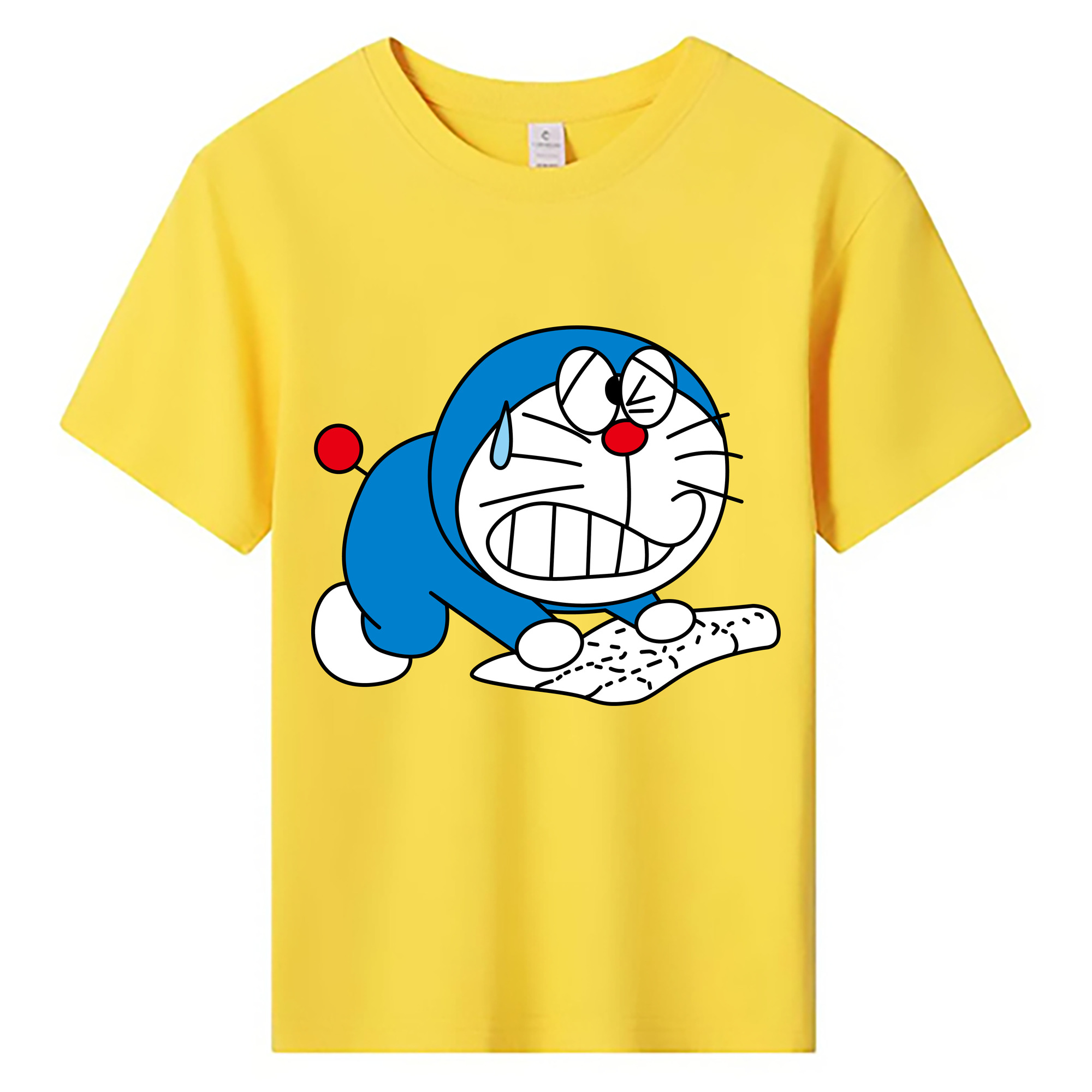 （画像用） ドラえもん Doraemon 綿100％キッズTシャツ（フロントプリント）