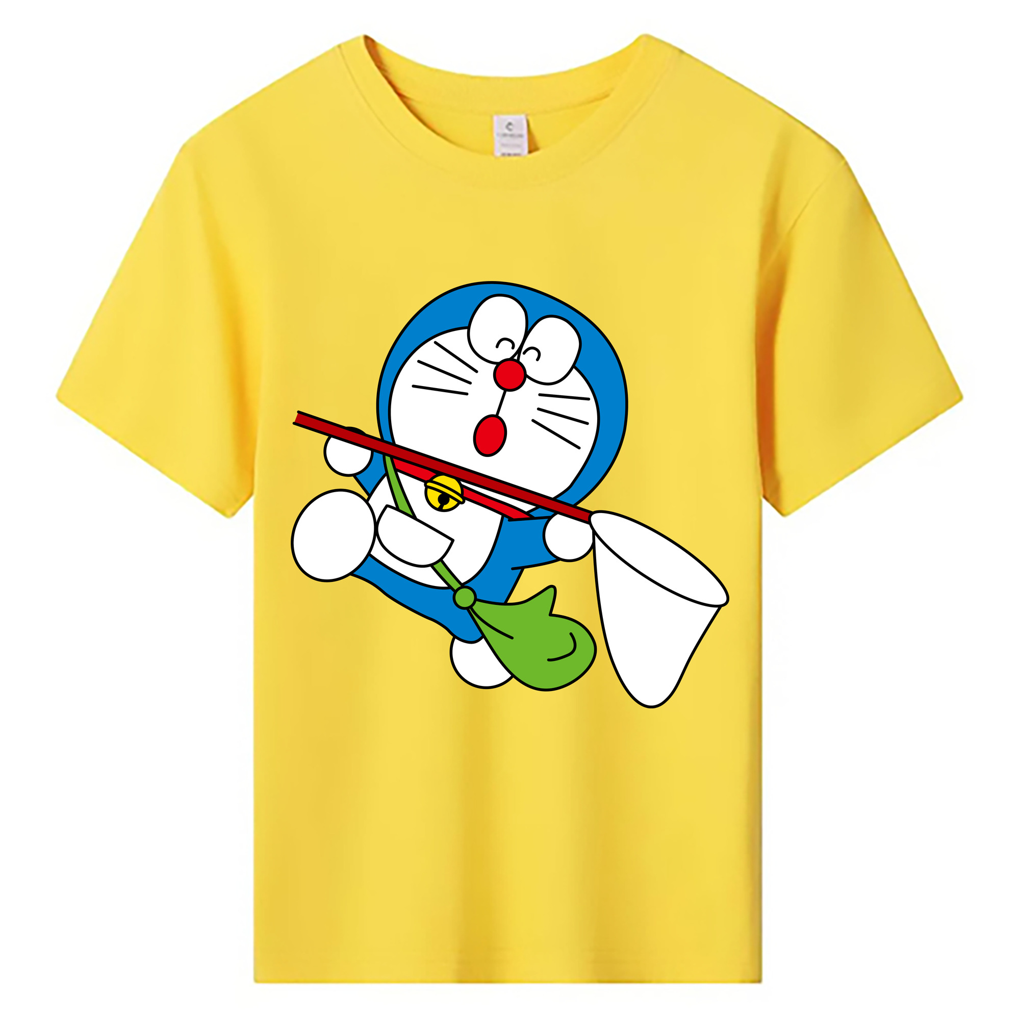 （画像用） ドラえもん Doraemon 綿100％キッズTシャツ（フロントプリント）