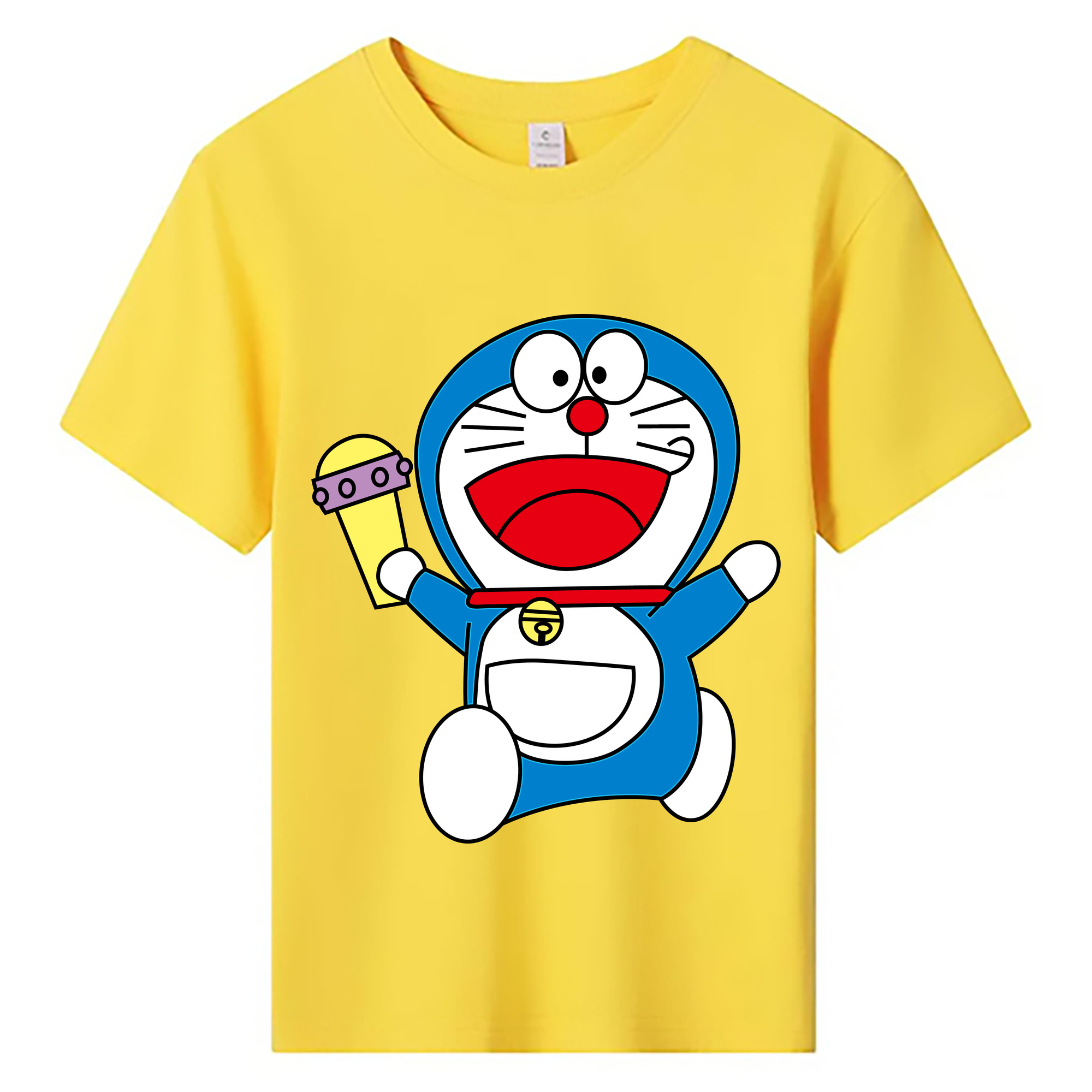 （画像用） ドラえもん Doraemon 綿100％キッズTシャツ（フロントプリント）
