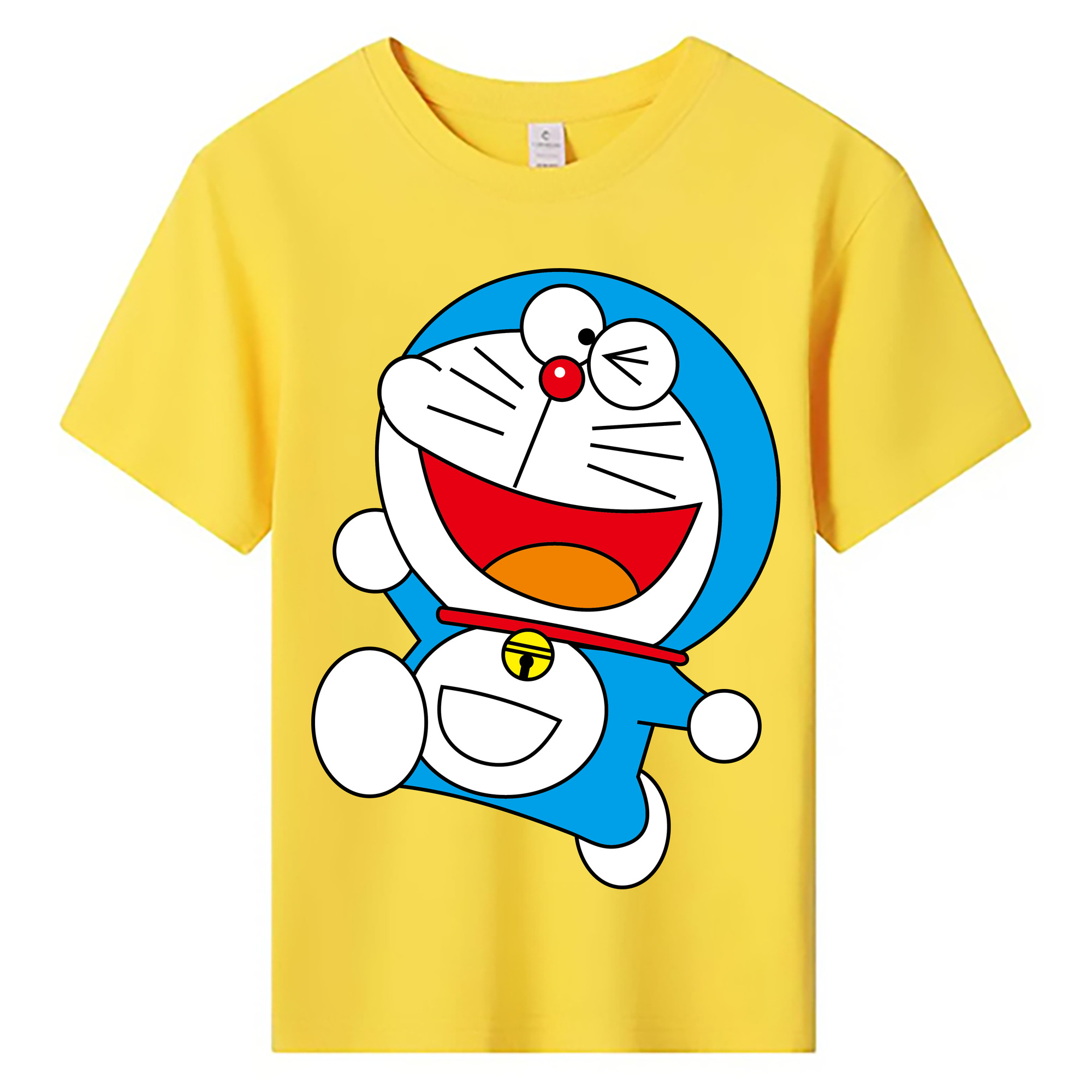 （画像用） ドラえもん Doraemon 綿100％キッズTシャツ（フロントプリント）