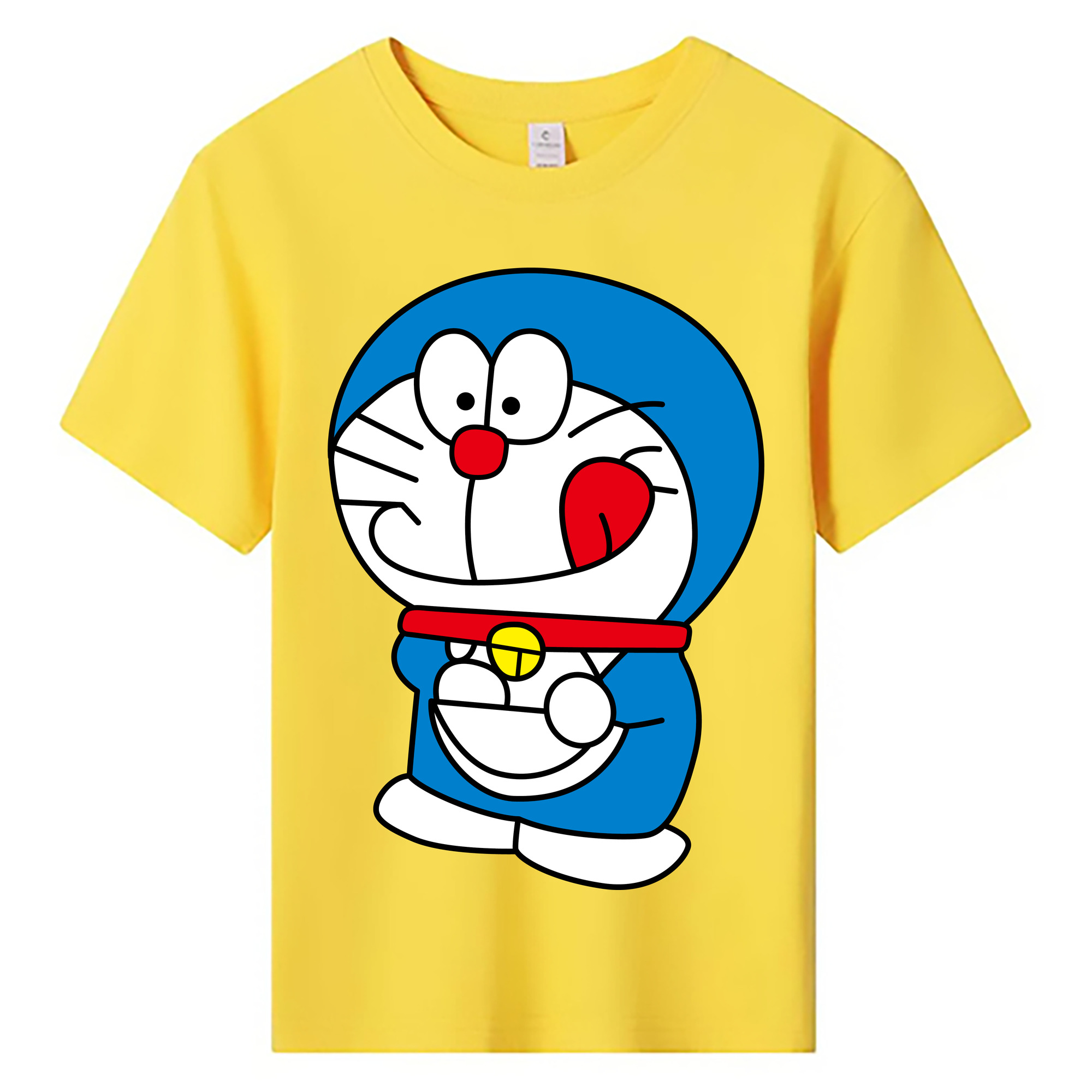 （画像用） ドラえもん Doraemon 綿100％キッズTシャツ（フロントプリント）