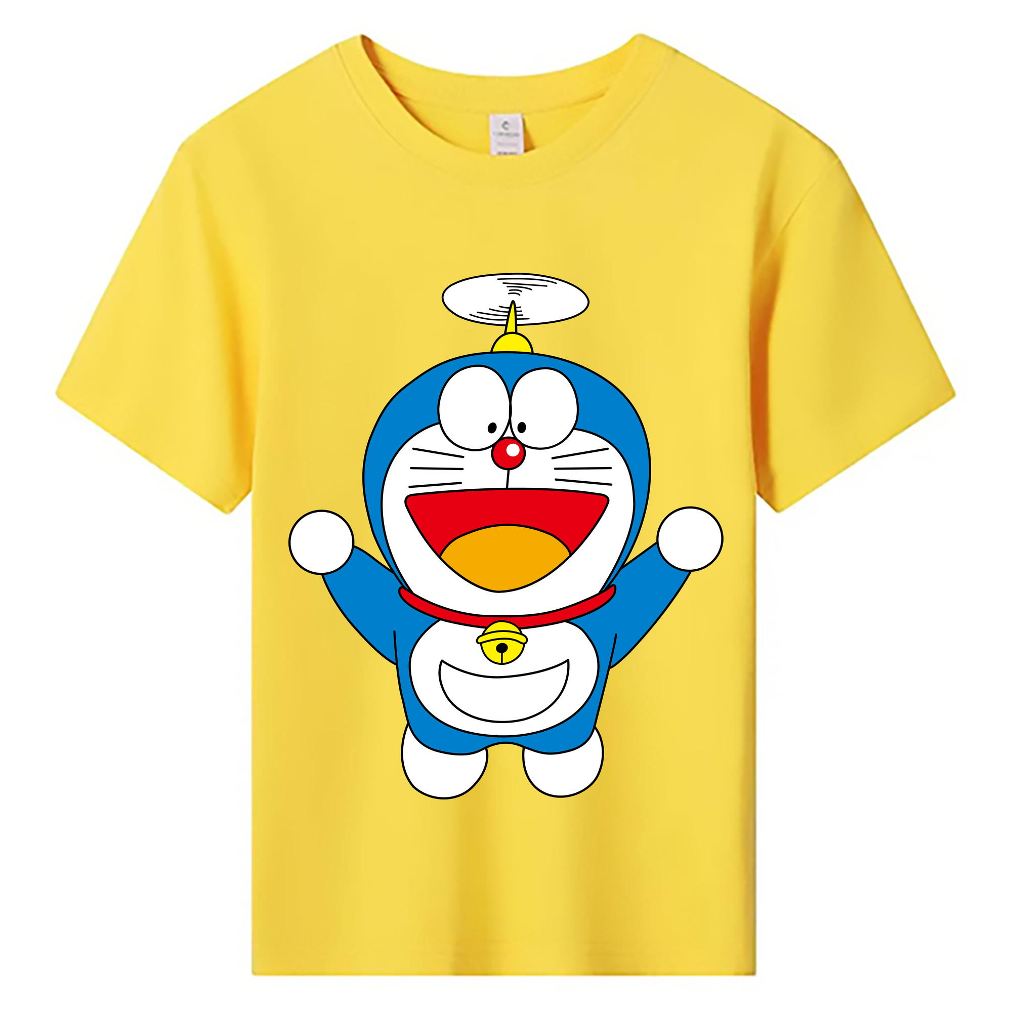 （画像用） ドラえもん Doraemon 綿100％キッズTシャツ（フロントプリント）