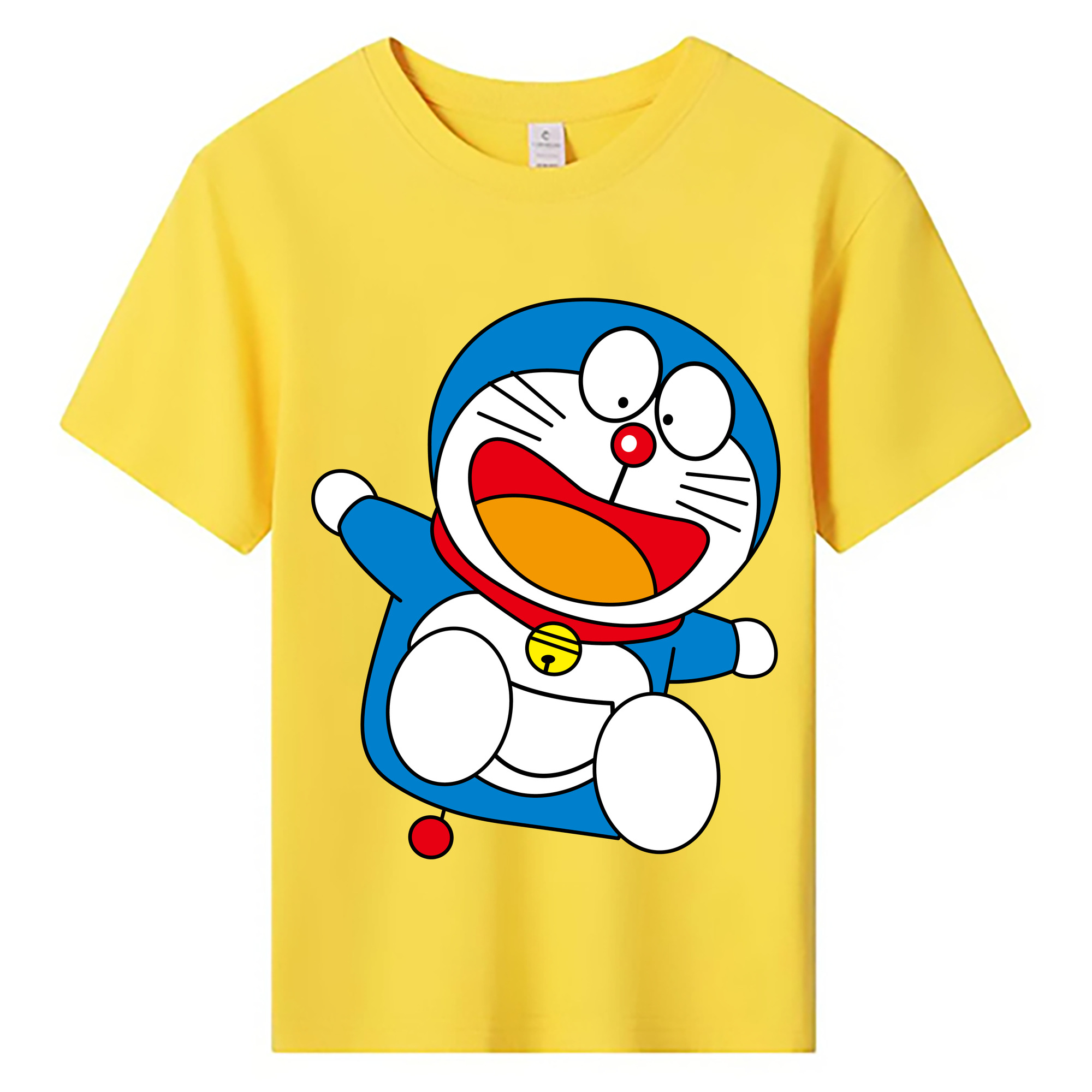 （画像用） ドラえもん Doraemon 綿100％キッズTシャツ（フロントプリント）