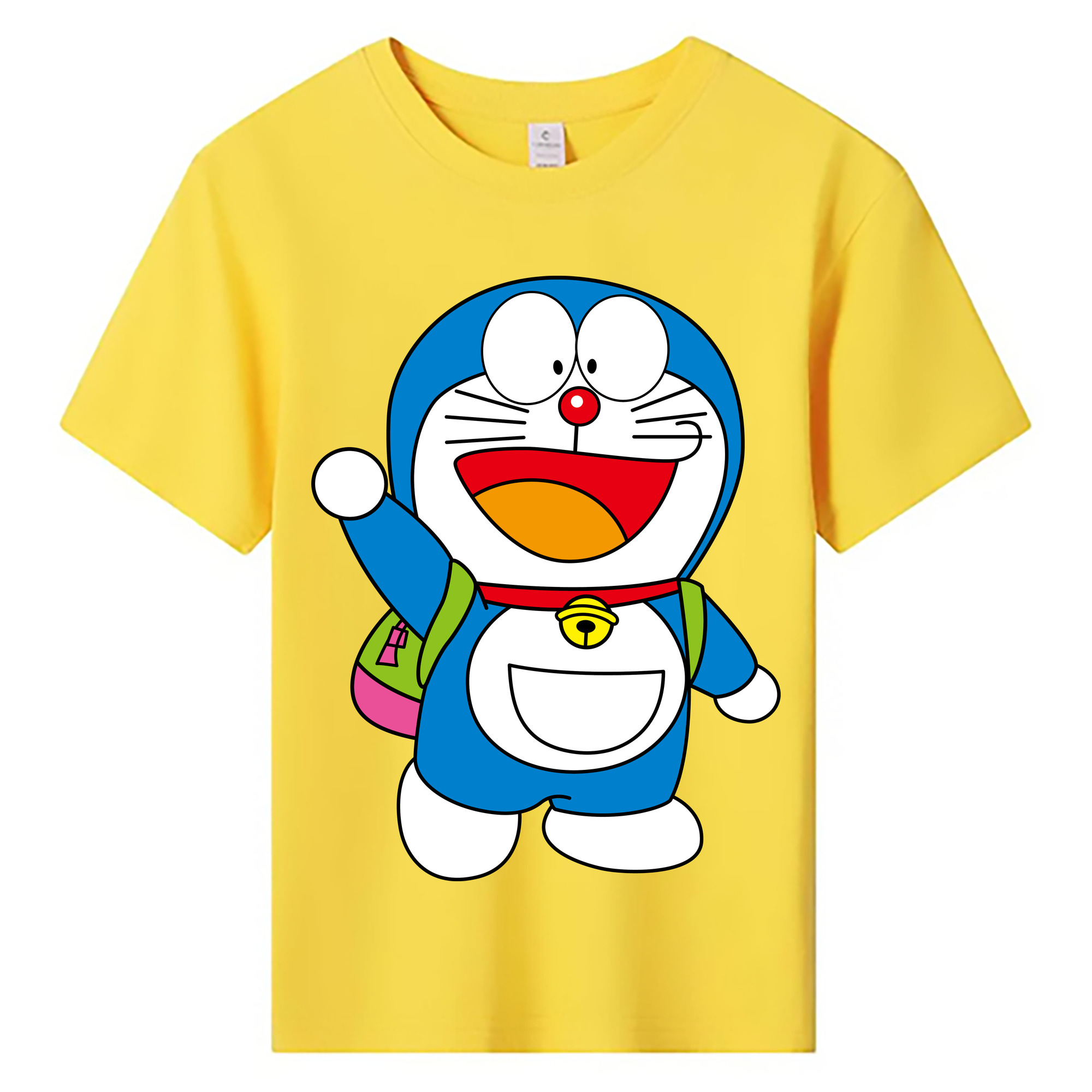 （画像用） ドラえもん Doraemon 綿100％キッズTシャツ（フロントプリント）